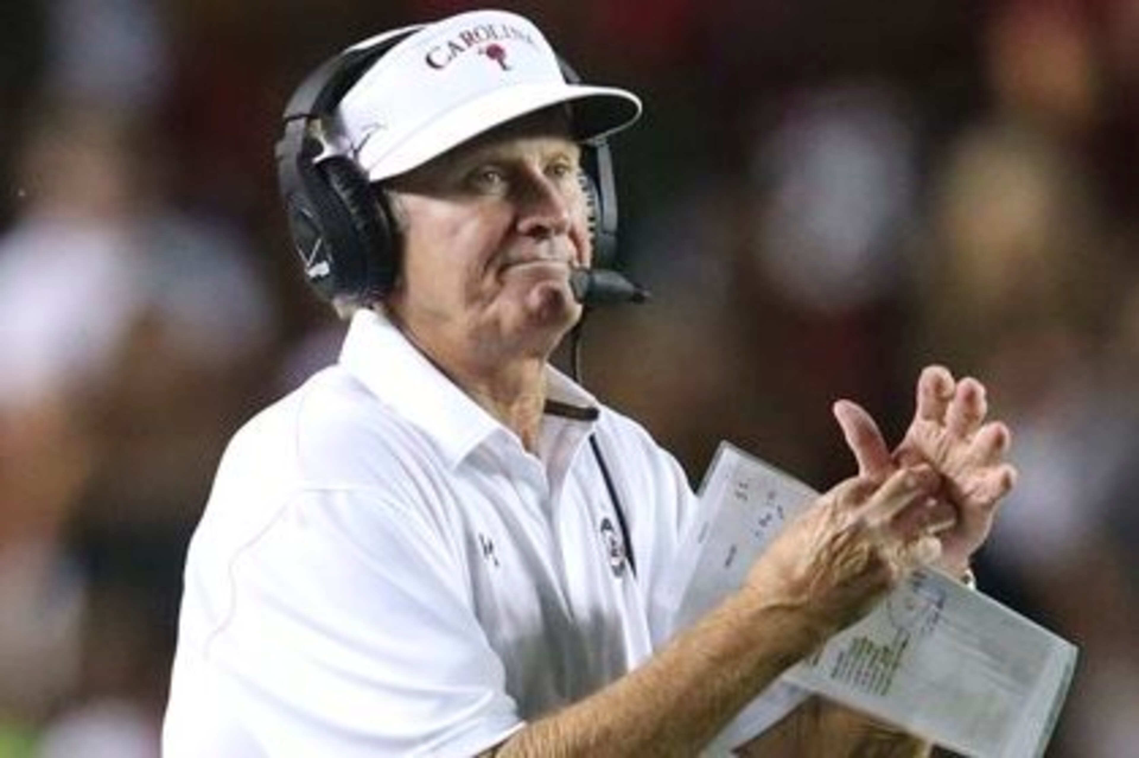 South Carolina head coach Steve Spurrier