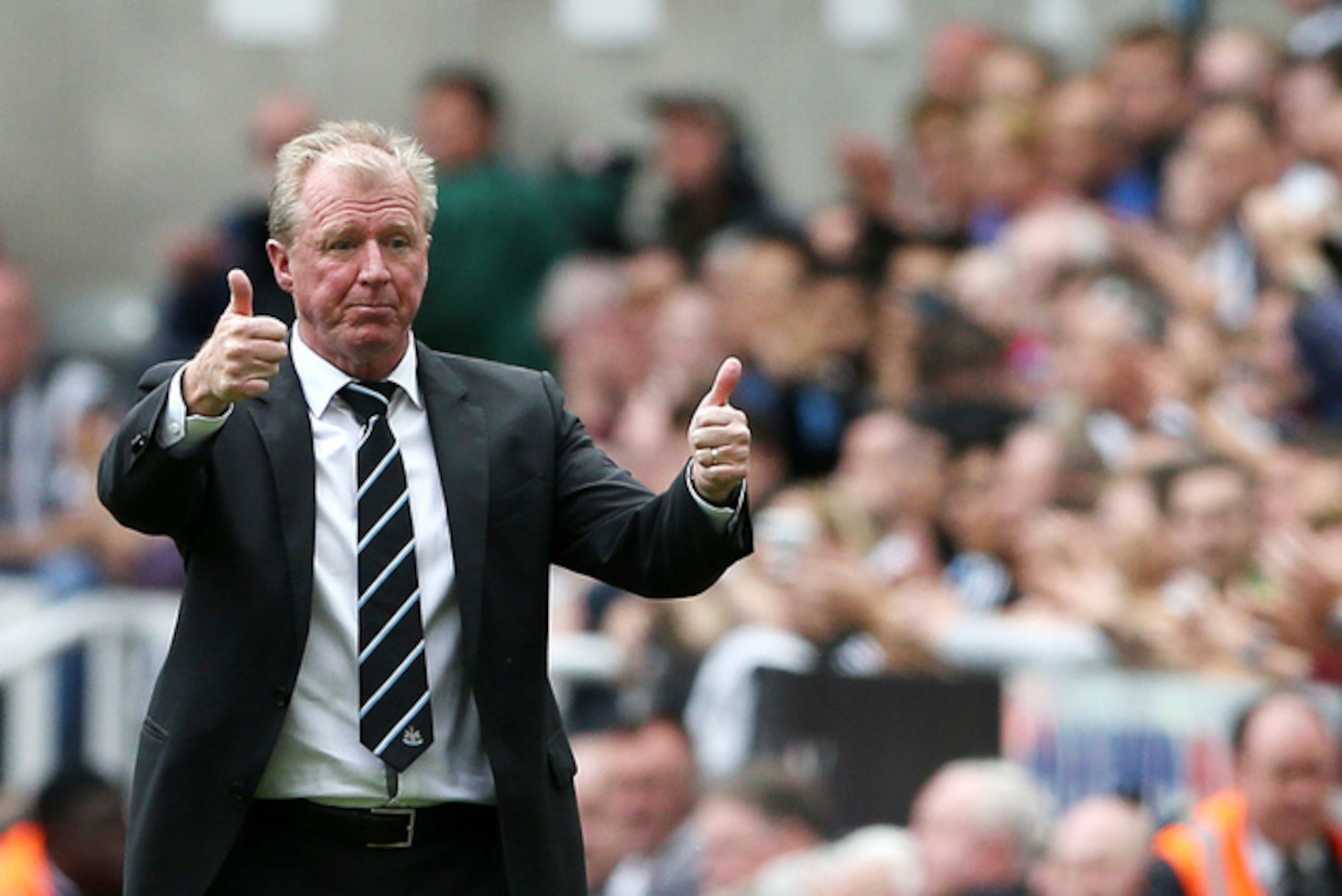 A winless start to the season masked with a thumbs-up gesture. That should work.