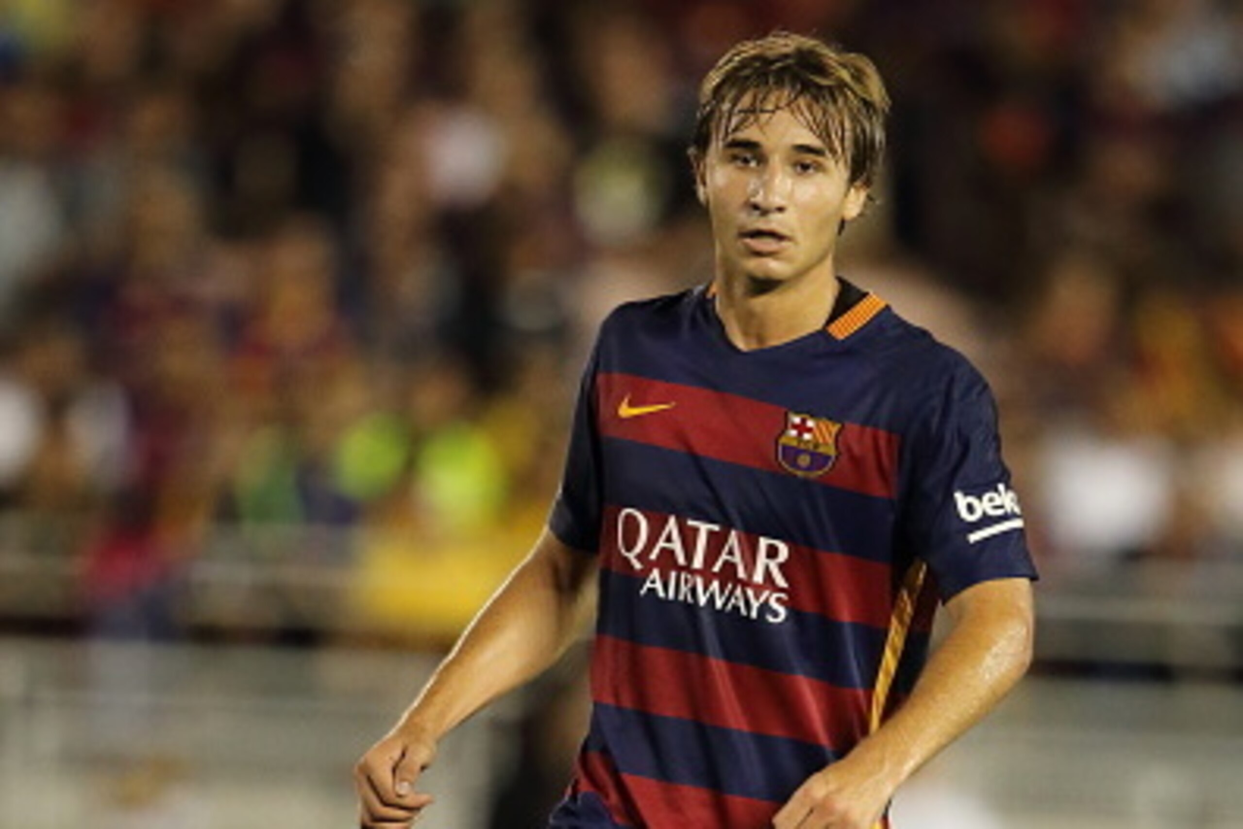 PASADENA, UNITED STATES - JULY 21: Sergi Samper of FC Barcelona during the International Champions Cup 2015 match between FC Barcelona and Los Angeles Galaxy at Rose Bowl on July 21, 2015 in Pasadena, California. (Photo by Matthew Ashton - AMA/Getty Ima PASADENA, UNITED STATES - JULY 21: Sergi Samper of FC Barcelona during the International Champions Cup 2015 match between FC Barcelona and Los Angeles Galaxy at Rose Bowl on July 21, 2015 in Pasadena, California. (Photo by Matthew Ashton - AMA/Getty Ima
