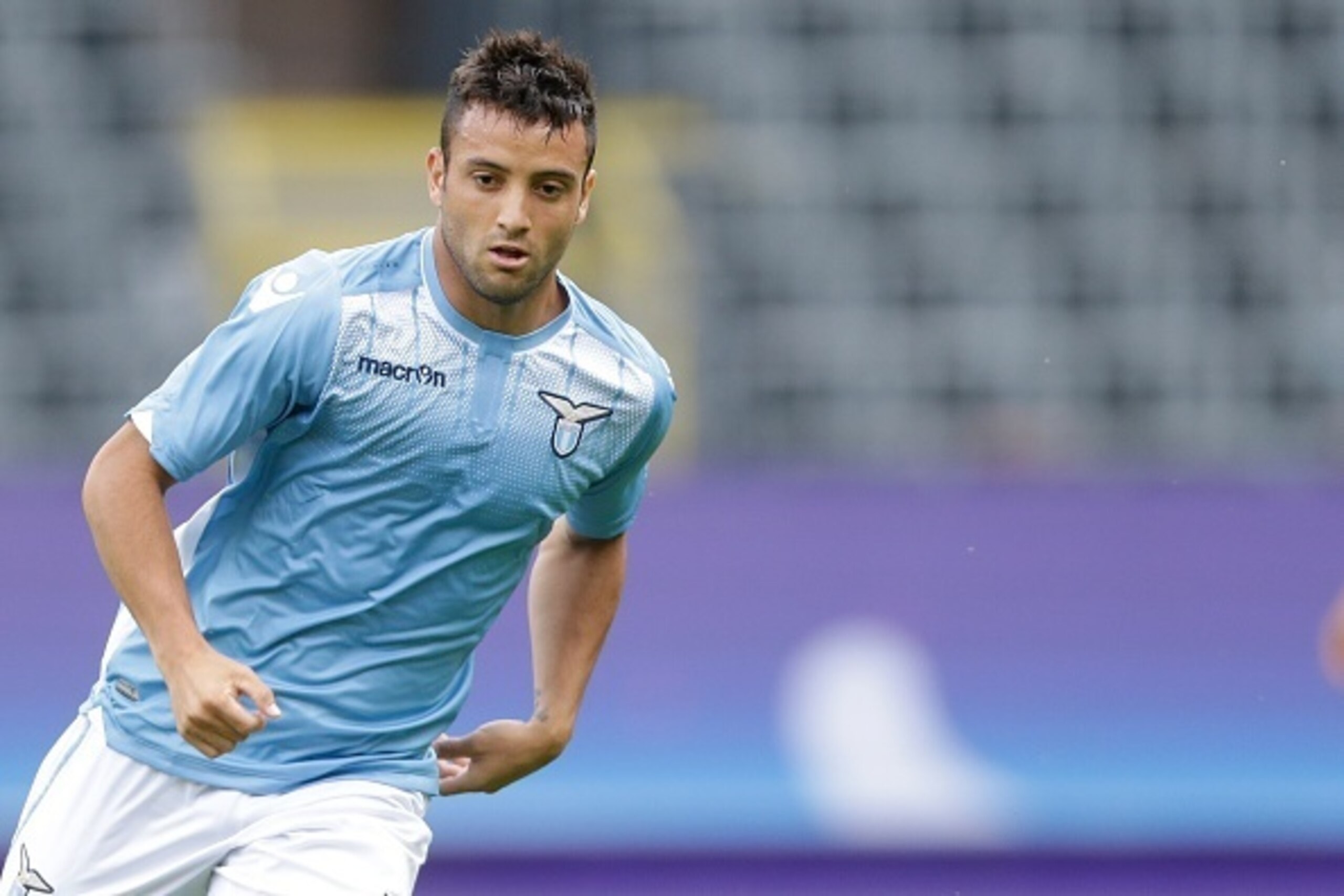 Felipe Anderson of SS Lazio Roma during the pre-season friendly match between RSC Anderlecht and SS Lazio Roma on July 19, 2015 at the Constant Vanden Stock stadium in Brussels, Belgium.(Photo by VI Images via Getty Images)