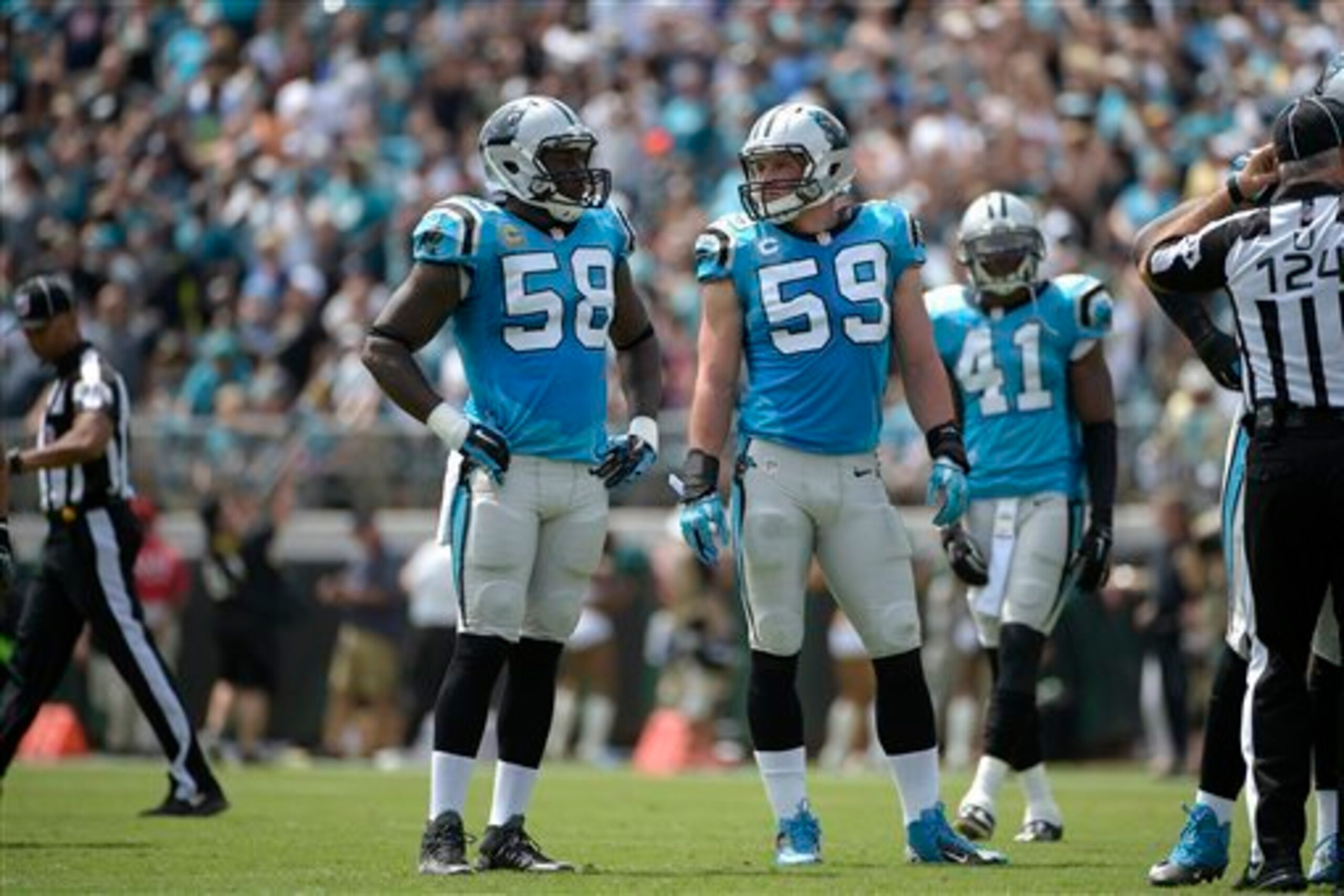 Thomas Davis will have to loom larger in Luke Kuechly's absence.