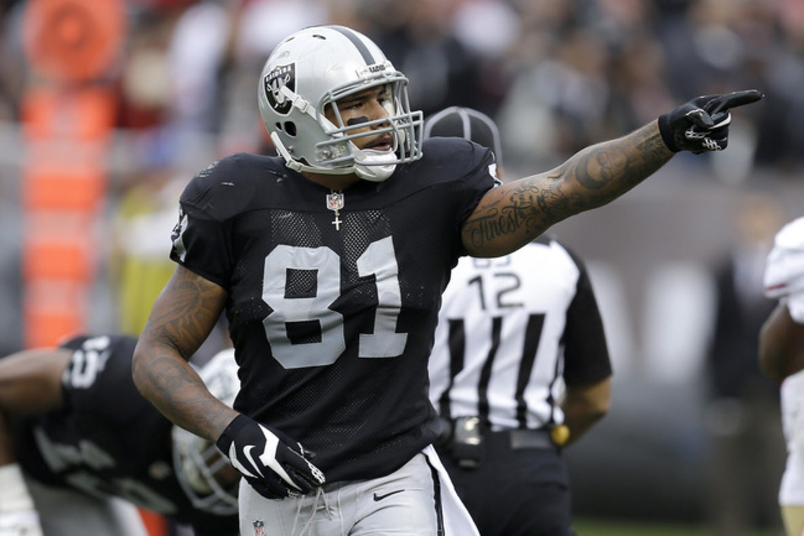 No. 81 Mychal Rivera.