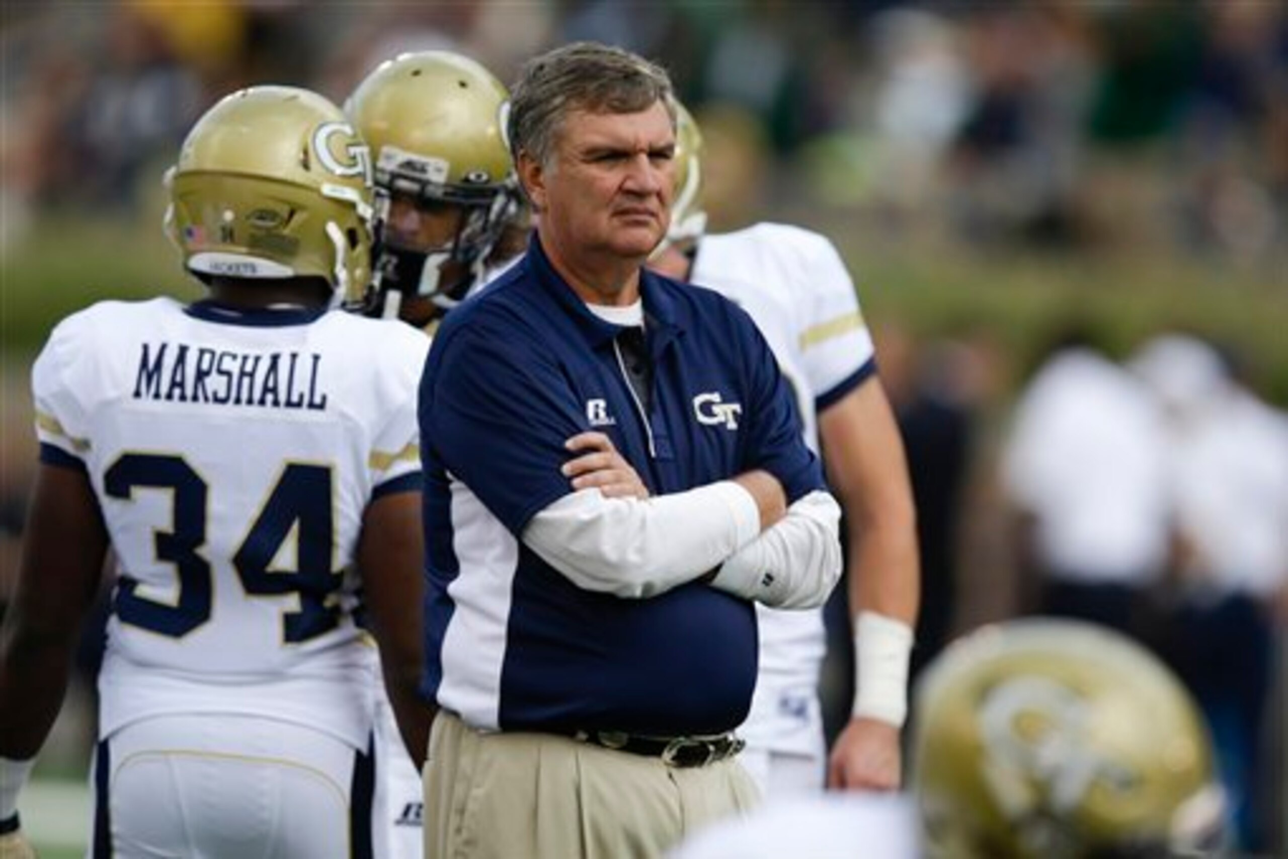 Georgia Tech HC Paul Johnson