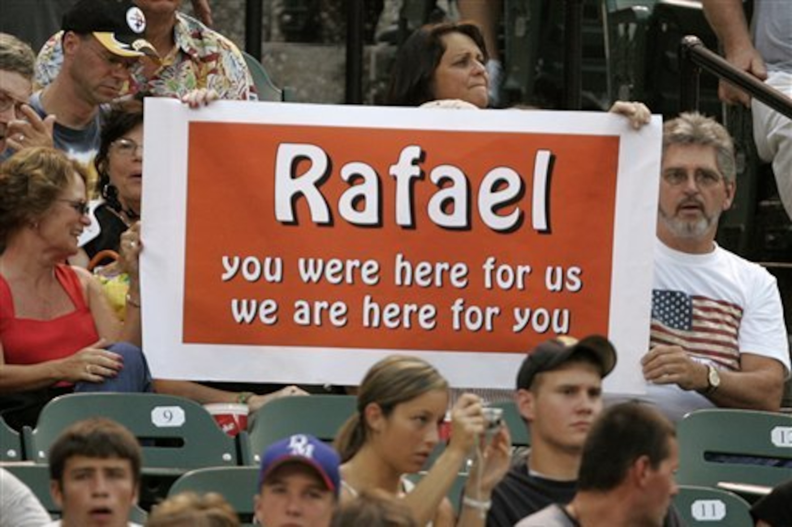 Some fans didn't believe Rafael intentionally took steroids.