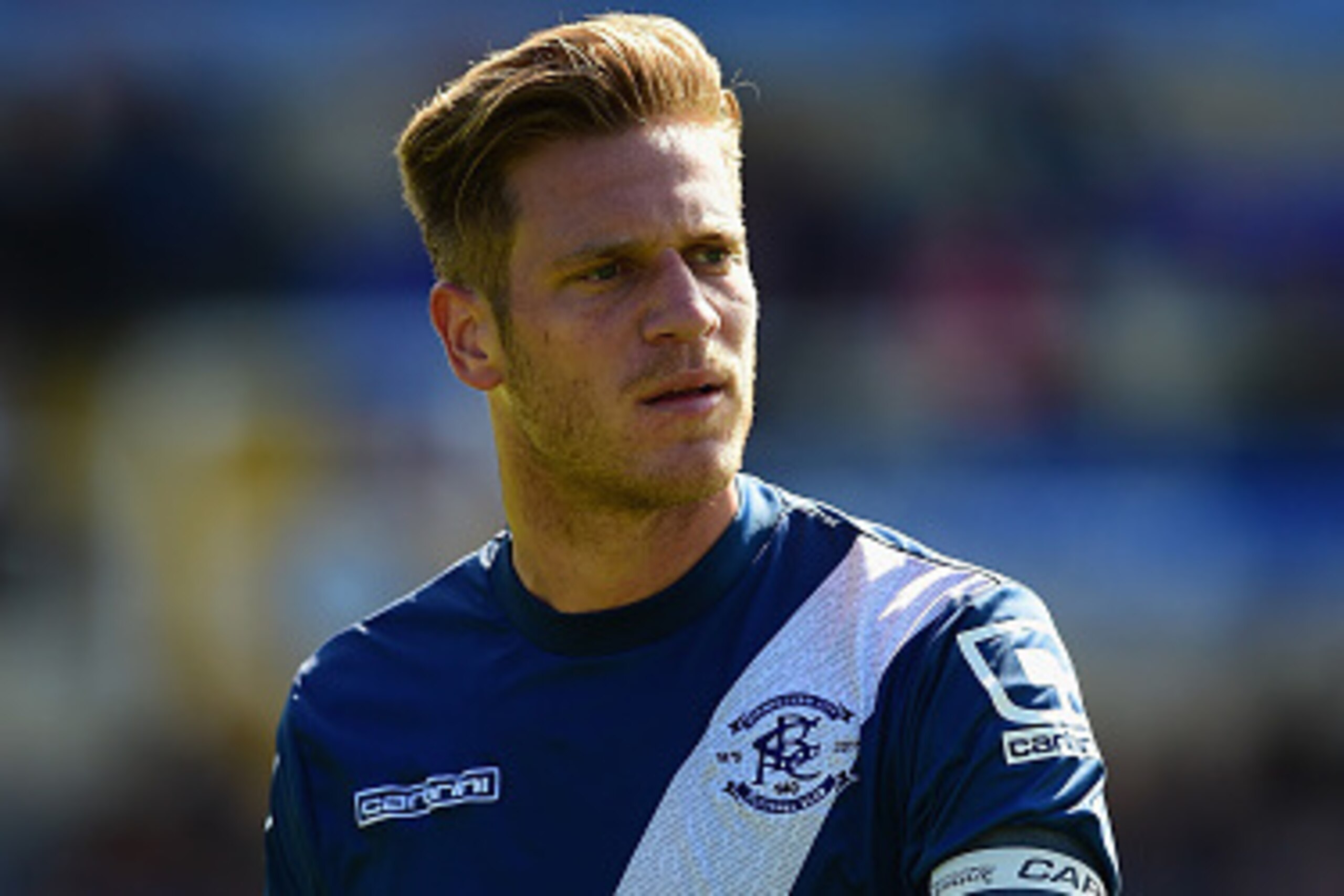 BIRMINGHAM, ENGLAND - AUGUST 01:  Michael Morrison of Birmingham City during the Pre-Season Friendly match between Birmingham City and Leicester City at St Andrews (stadium) on August 1, 2015 in Birmingham, England.  (Photo by Shaun Botterill/Getty Images