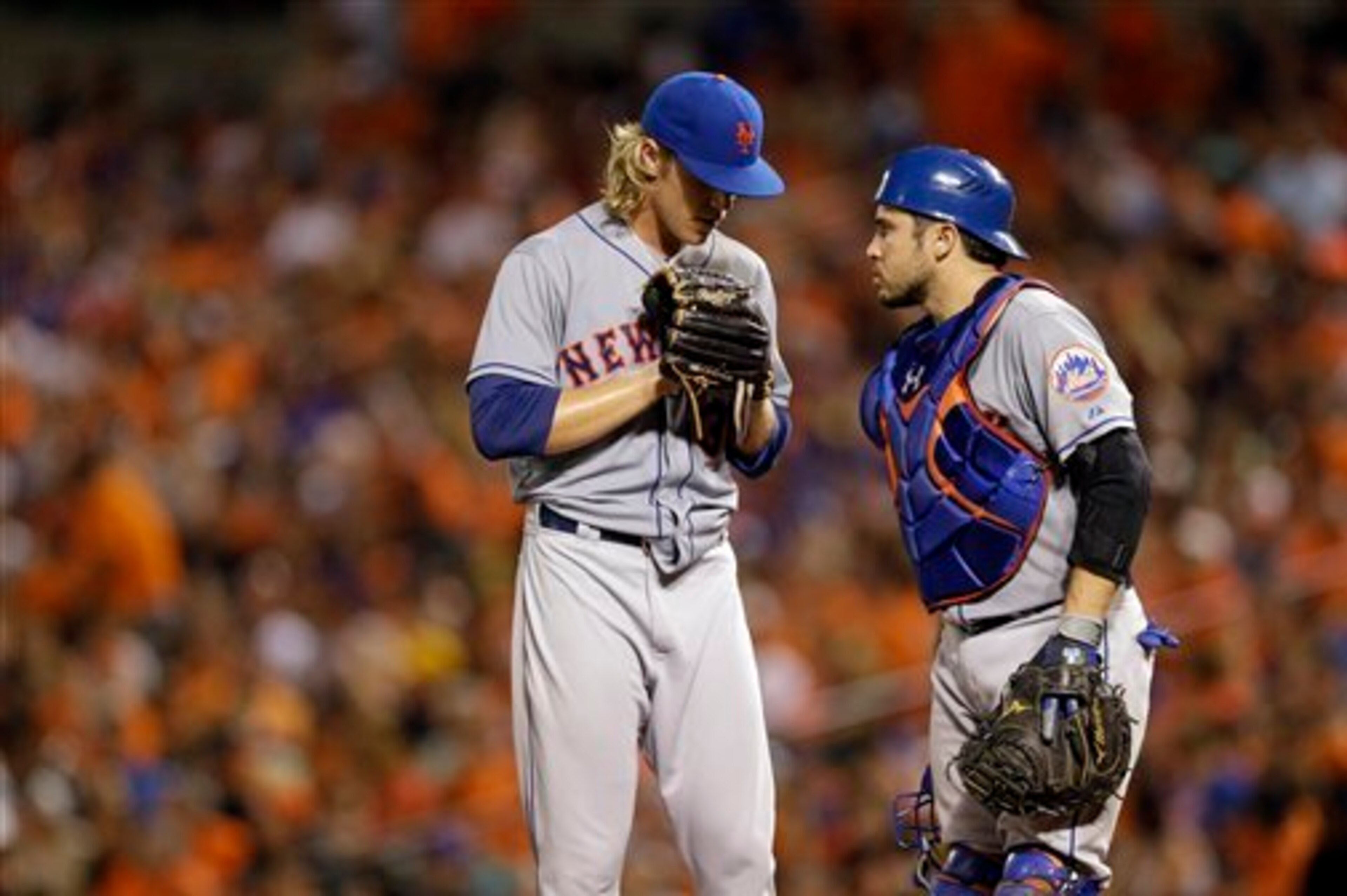 D'Arnaud was acquired by the Mets in 2012, along with right-hander Noah Syndergaard, in a trade with the Toronto Blue Jays.