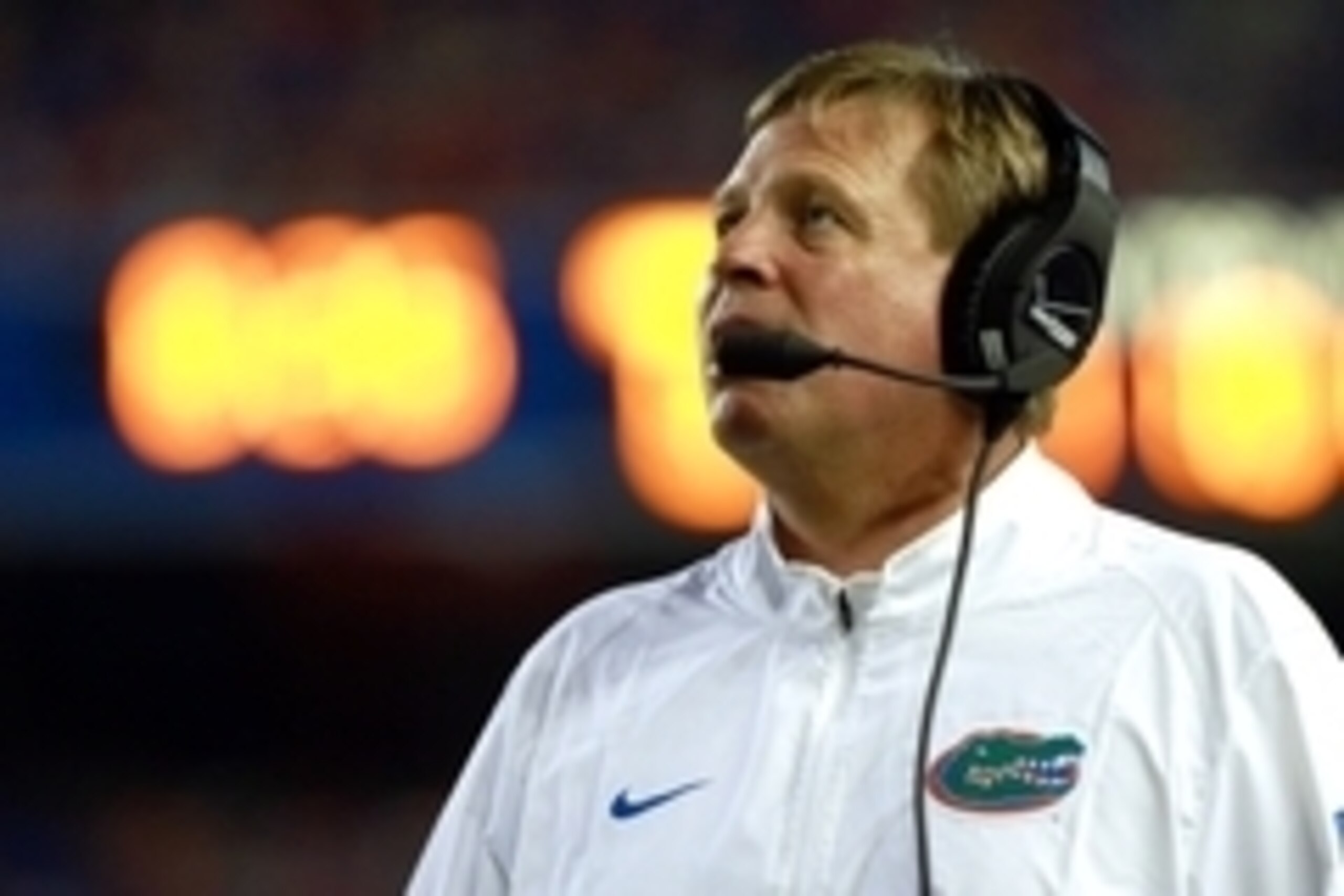 Sep 5, 2015; Gainesville, FL, USA; Florida Gators head coach Jim McElwain during the second quarter at Ben Hill Griffin Stadium. Mandatory Credit: Kim Klement-USA TODAY Sports