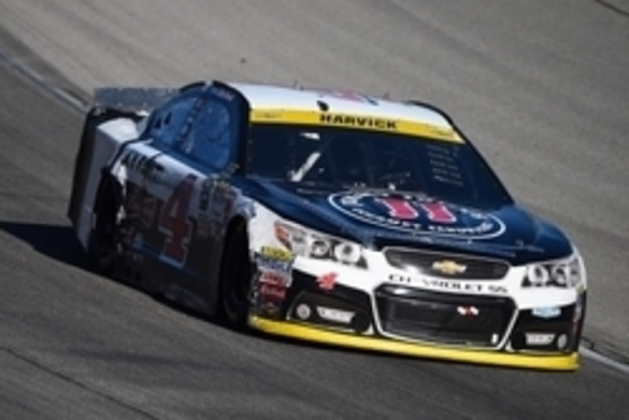 Sep 20, 2015; Joliet, IL, USA; NASCAR Sprint Cup Series driver Kevin Harvick (4) during the MyAFibRisk.com at Chicagoland Speedway. Mandatory Credit: Mike DiNovo-USA TODAY Sports