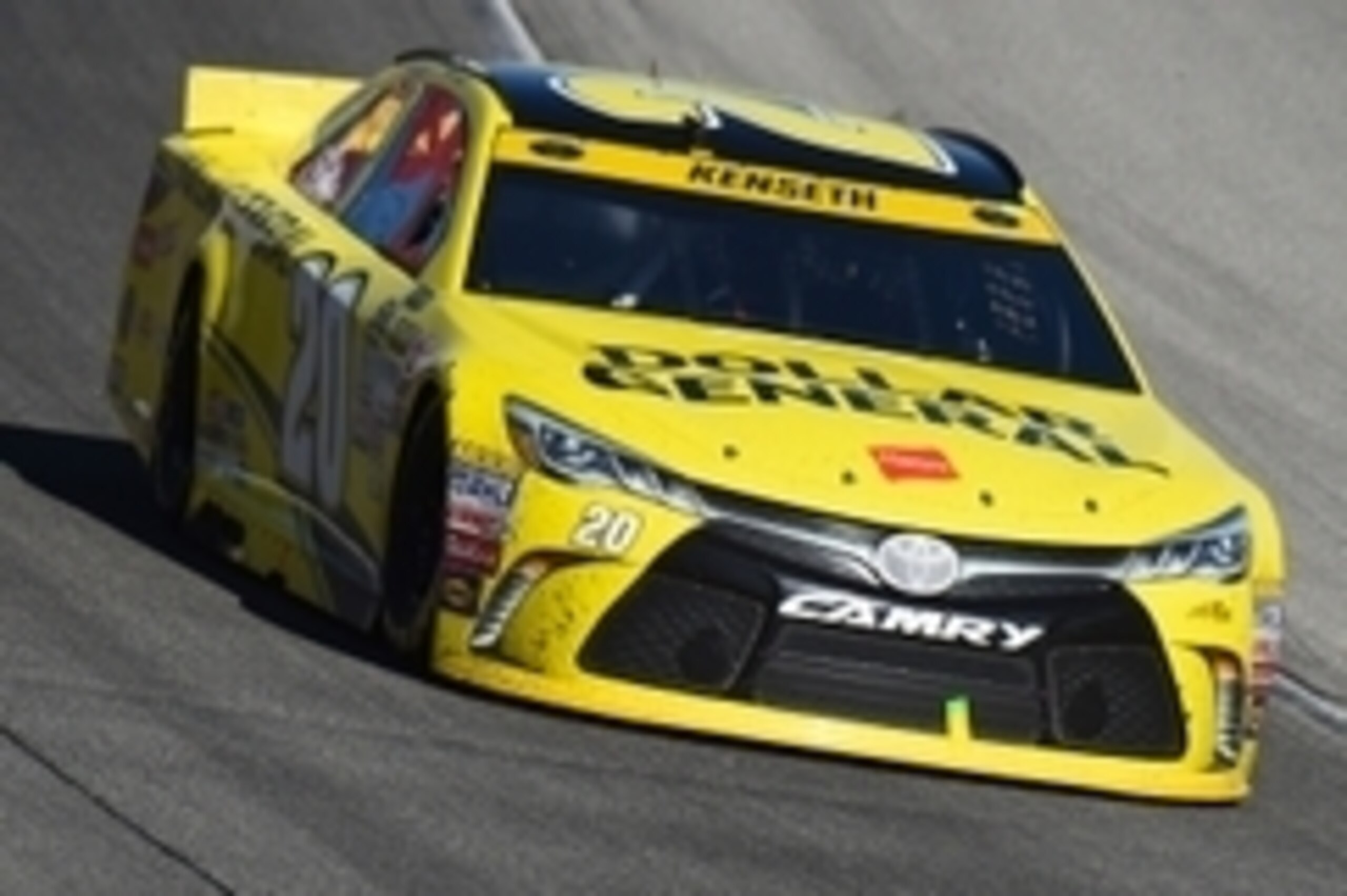 Sep 20, 2015; Joliet, IL, USA; NASCAR Sprint Cup Series driver Matt Kenseth (20) during the MyAFibRisk.com at Chicagoland Speedway. Mandatory Credit: Mike DiNovo-USA TODAY Sports