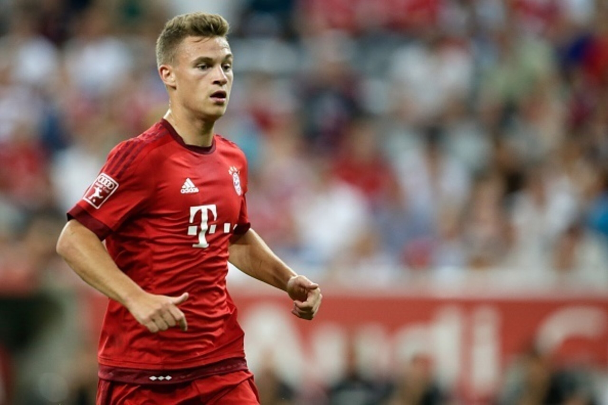 Joshua Kimmich of FC Bayern Munchen during the AUDI Cup match between FC Bayern Munich and AC Milan on August 4, 2015 at the Allianz Arena in Munich, Germany(Photo by VI Images via Getty Images)