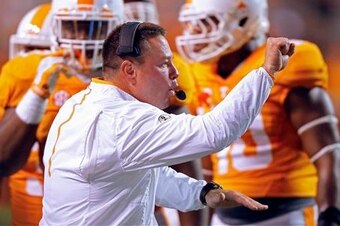 Tennessee head coach Butch Jones