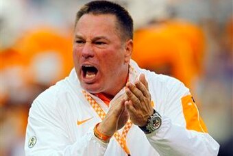 Tennessee head coach Butch Jones