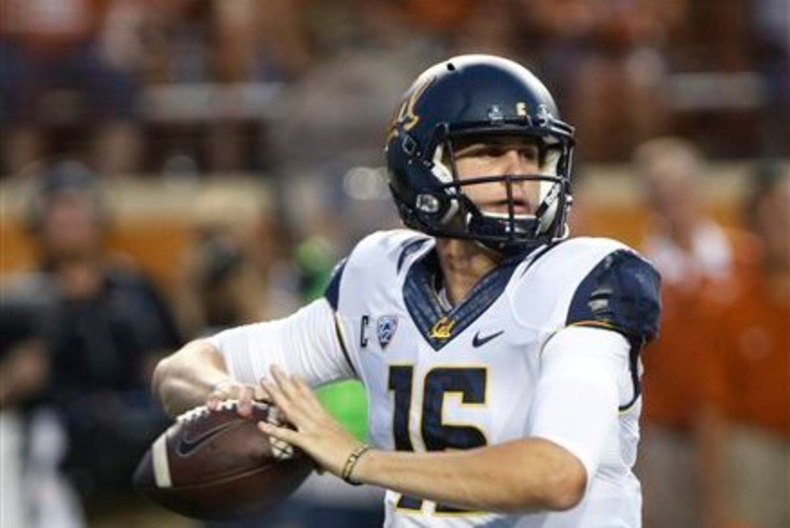 Jared Goff looks to boost his draft stock on the road.