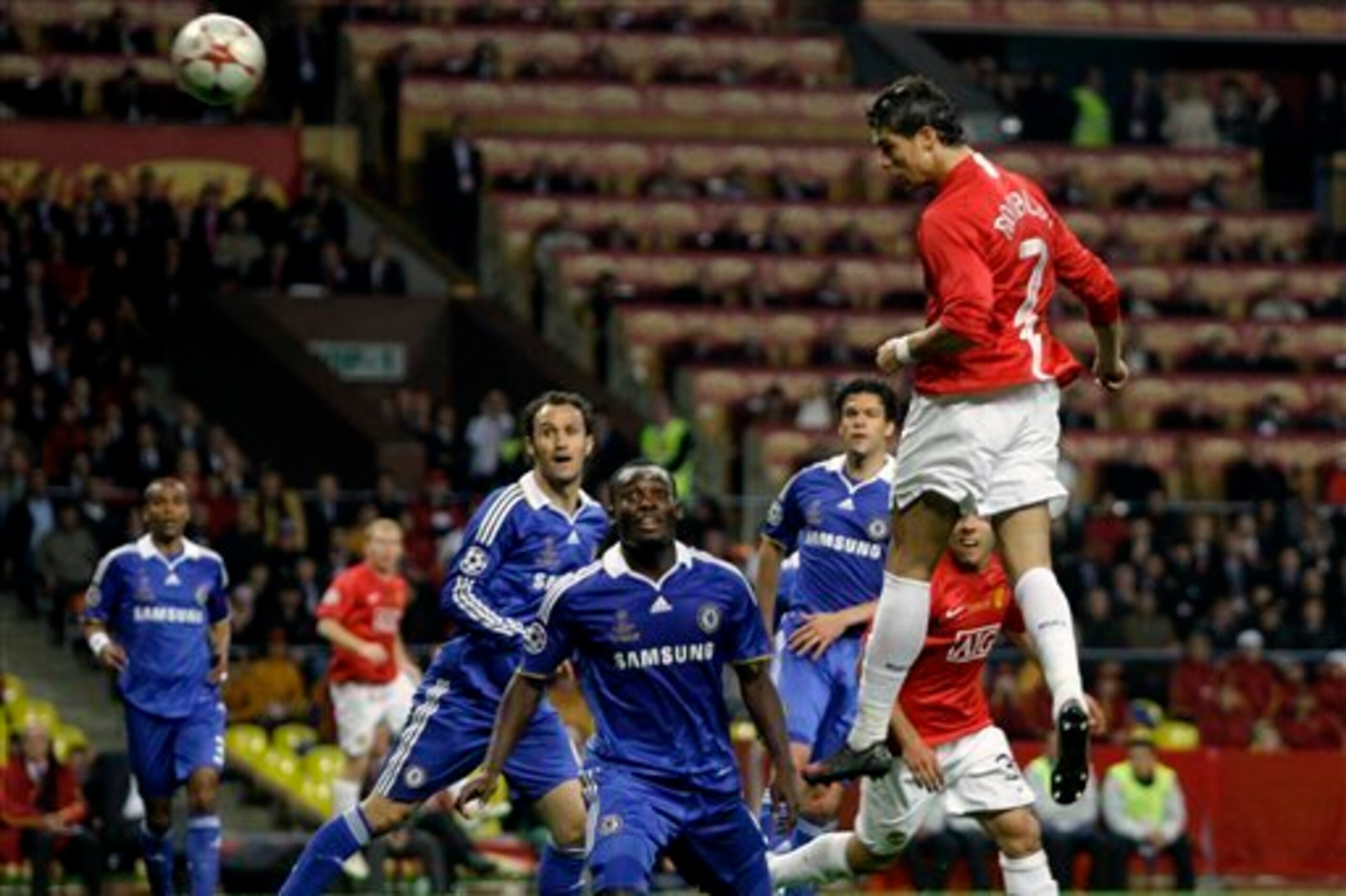Ronaldo was a big hit at Old Trafford.