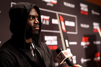 TOKYO, JAPAN - SEPTEMBER 25: Uriah Hall during the UFC Ultimate Media Day at the Tokyo American Club on September 25, 2015 in Tokyo, Japan. (Photo by Mitch Viquez/Zuffa LLC/Zuffa LLC via Getty Images)
