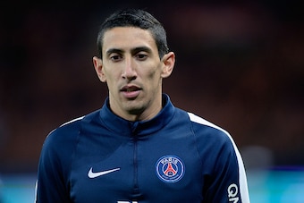 PARIS, FRANCE - SEPTEMBER 22:  Angel Di Maria of PSG warms up before the Ligue 1 game between Paris Saint-Germain and EA Guingamp at Parc des Princes on September 22, 2015 in Paris, France.  (Photo by Aurelien Meunier/Getty Images)
