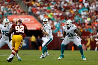 Tannehill was afforded too much time to throw during the second half in Week 1.