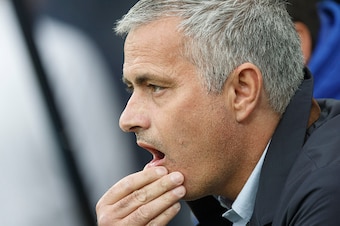 NEWCASTLE UPON TYNE, ENGLAND - SEPTEMBER 26: Jose Mourinho Manager of Chelsea during the Barclays Premier League match between Newcastle United and Chelsea at St James' Park on September 26, 2015 in Newcastle upon Tyne, United Kingdom.  (Photo by Steve We