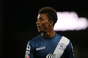 BIRMINGHAM, ENGLAND - SEPTEMBER 22:  Demarai Gray of Birmingham City during the Capital One Cup Third Round match between Aston Villa and Birmingham City at Villa Park on September 22, 2015 in Birmingham, England.  (Photo by Matthew Ashton - AMA/Getty Ima