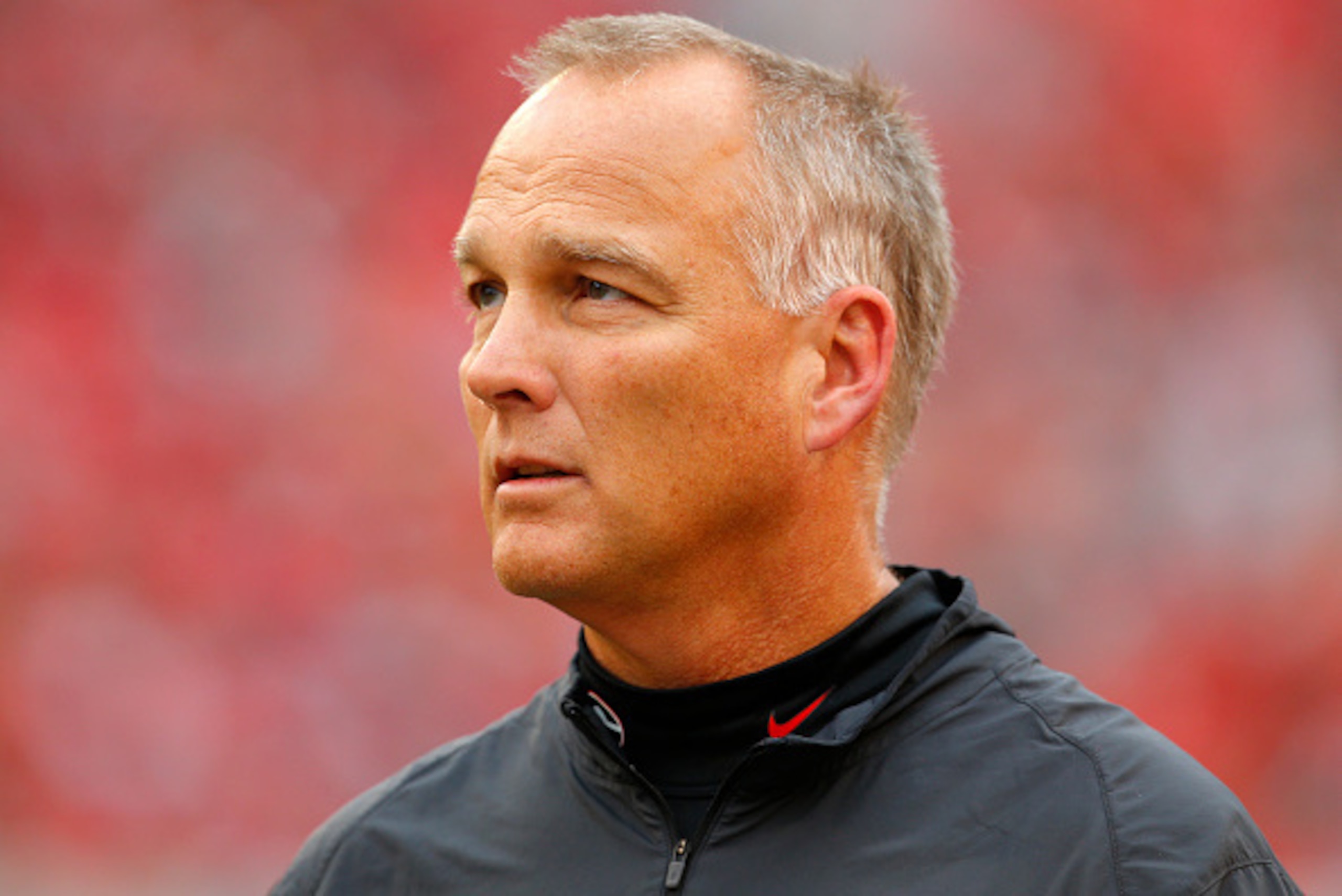 ATHENS, GA - SEPTEMBER 26: Georgia Bulldogs head coach Mark Richt watches on in the third quarter of the game against the Southern University Jaguars on September 26, 2015 at Sanford Stadium in Athens, Georgia. The Georgia Bulldogs won 48-6. (Photo by Tod ATHENS, GA - SEPTEMBER 26: Georgia Bulldogs head coach Mark Richt watches on in the third quarter of the game against the Southern University Jaguars on September 26, 2015 at Sanford Stadium in Athens, Georgia. The Georgia Bulldogs won 48-6. (Photo by Tod