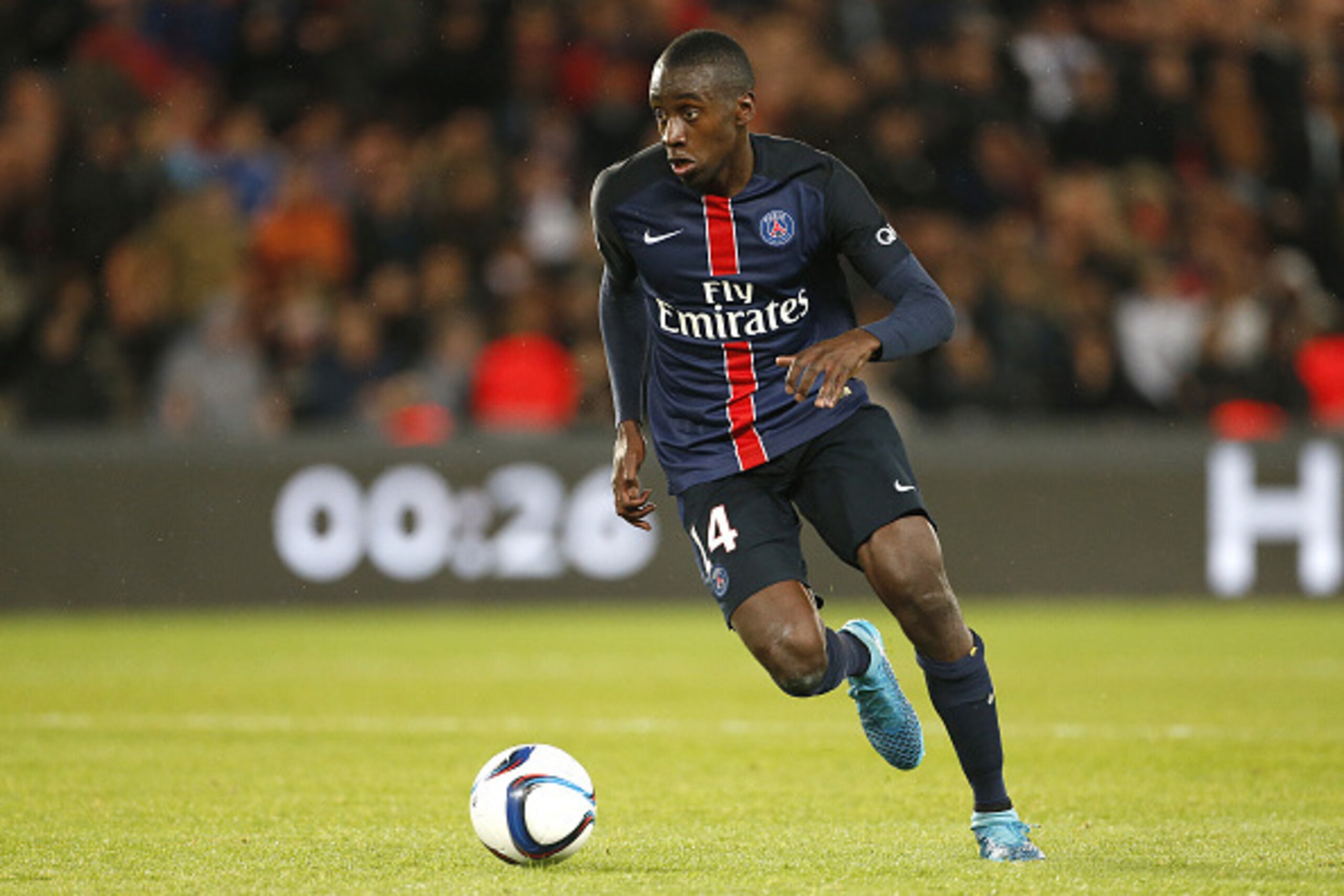 PARIS, FRANCE - SEPTEMBER 22: Blaise Matuidi of PSG in action during the French Ligue 1 match between Paris Saint-Germain FC (PSG) and EA Guingamp at Parc des Princes stadium on September 22, 2015 in Paris, France. (Photo by Jean Catuffe/Getty Images) PARIS, FRANCE - SEPTEMBER 22: Blaise Matuidi of PSG in action during the French Ligue 1 match between Paris Saint-Germain FC (PSG) and EA Guingamp at Parc des Princes stadium on September 22, 2015 in Paris, France. (Photo by Jean Catuffe/Getty Images)