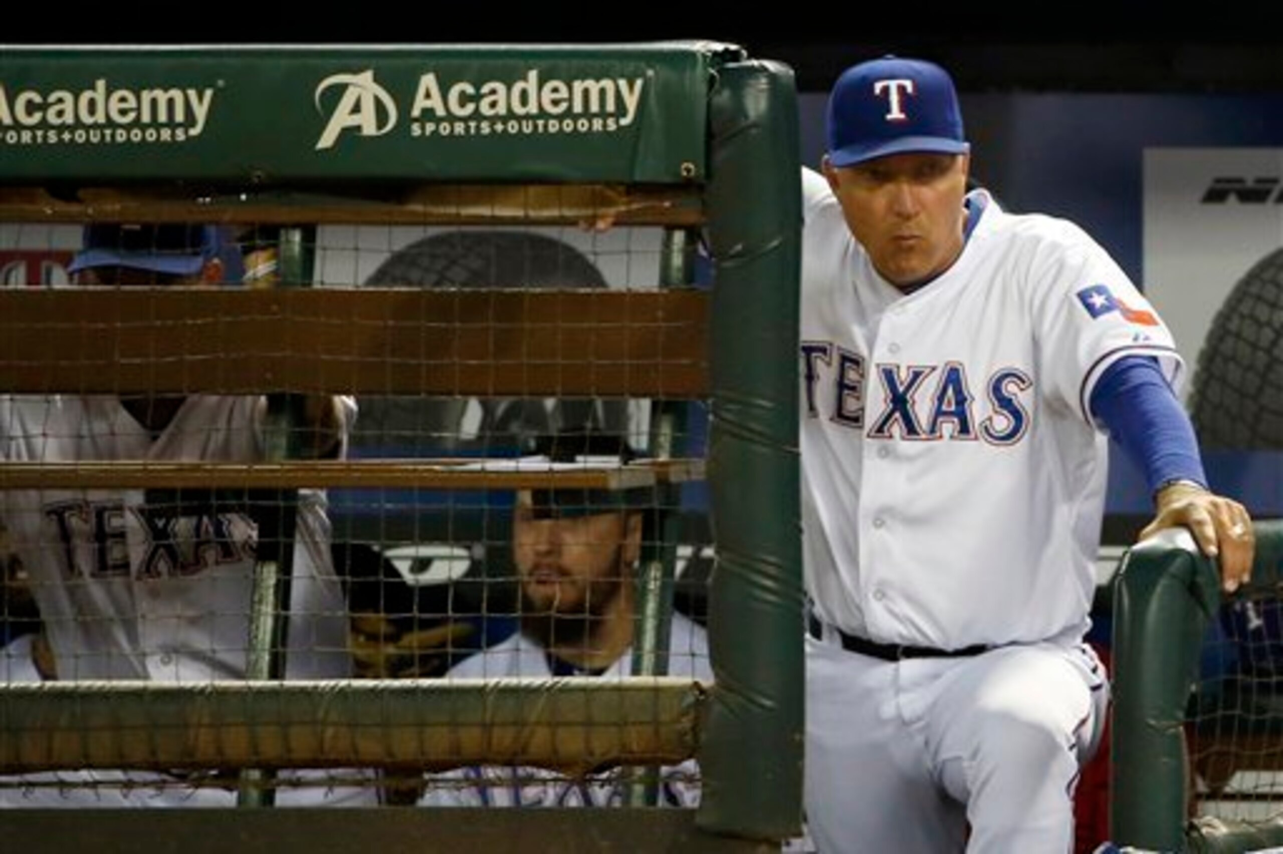 Texas manager Jeff Banister pushed his club throughout the second half to get into playoff position.