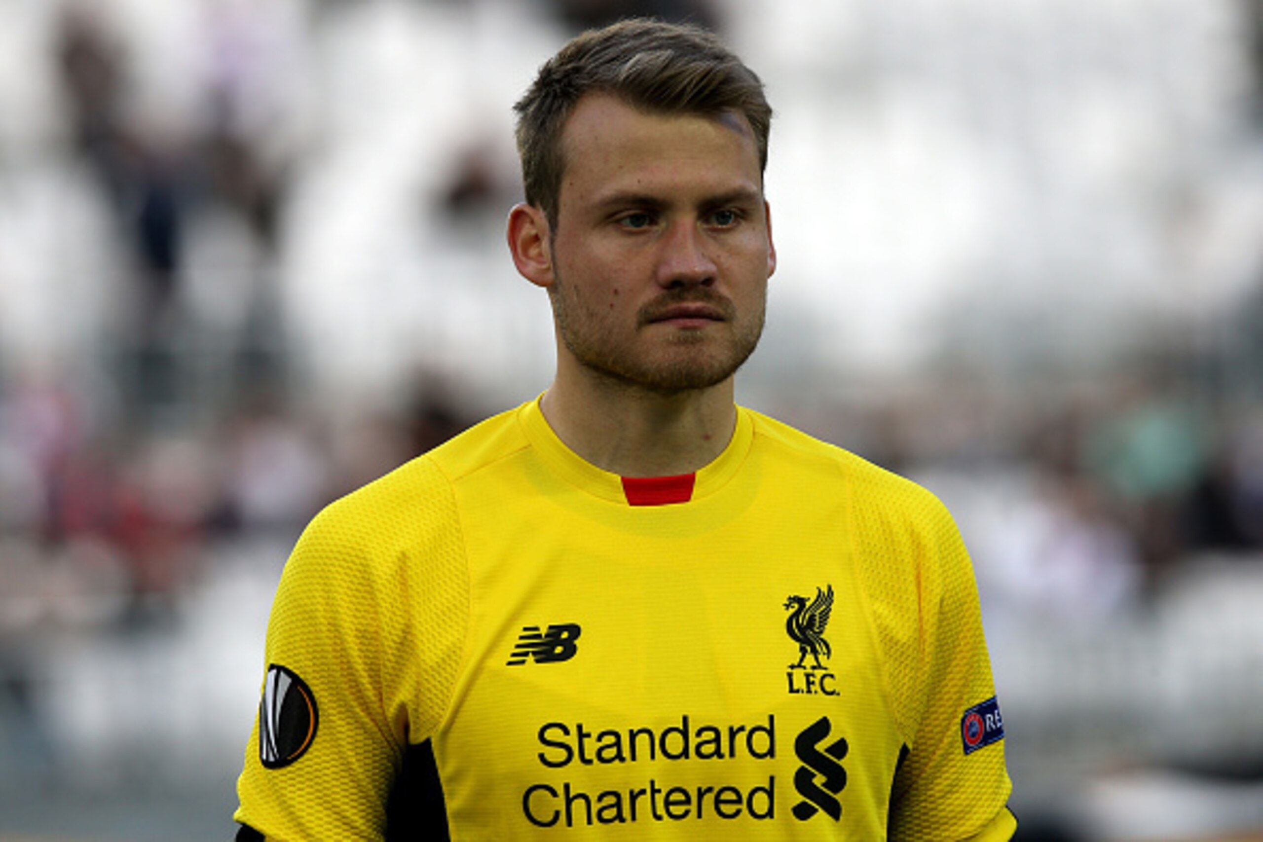 BORDEAUX, FRANCE - SEPTEMBER 17:  Liverpool FC goalkeeper Simon Mignolet before the Europa League game between FC Girondins de Bordeaux and Liverpool FC at Matmut Atlantique Stadium on September 17, 2015 in Bordeaux, France.  (Photo by Romain Perrocheau/G