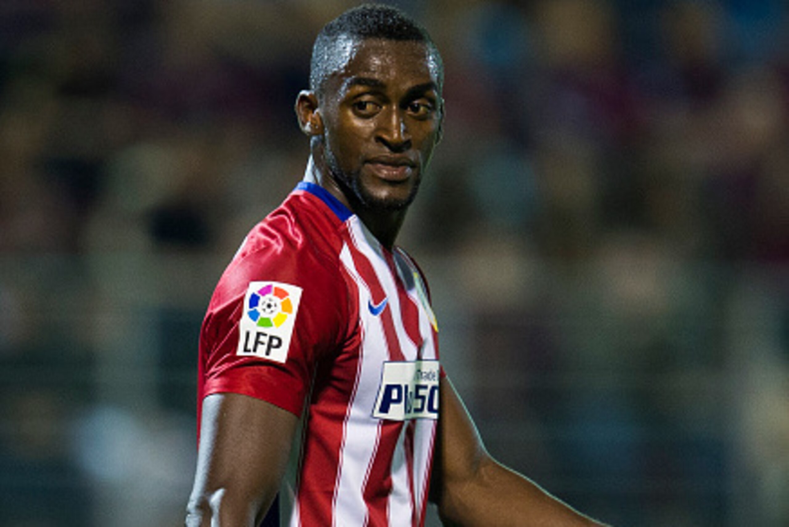 EIBAR, SPAIN - SEPTEMBER 19: Jackson Martinez of Atletico de Madrid reacts during the La Liga match between SD Eibar andÊAtletico de MadridÊat Ipurua Municipal Stadium on September 19, 2015 in Eibar, Spain.  (Photo by Juan Manuel Serrano Arce/Getty Images