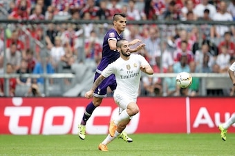 Isco of Real Madrid during the AUDI Cup match between Real Madrid and Tottenham Hotspur on August 4, 2015 at the Allianz Arena in Munich, Germany(Photo by VI Images via Getty Images)