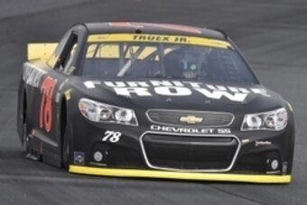 Sep 25, 2015; Loudon, NH, USA; NASCAR Sprint Cup Series driver Martin Truex Jr. (78) during practice for the Sylvania 300 at New Hampshire Motor Speedway. Mandatory Credit: Jasen Vinlove-USA TODAY Sports