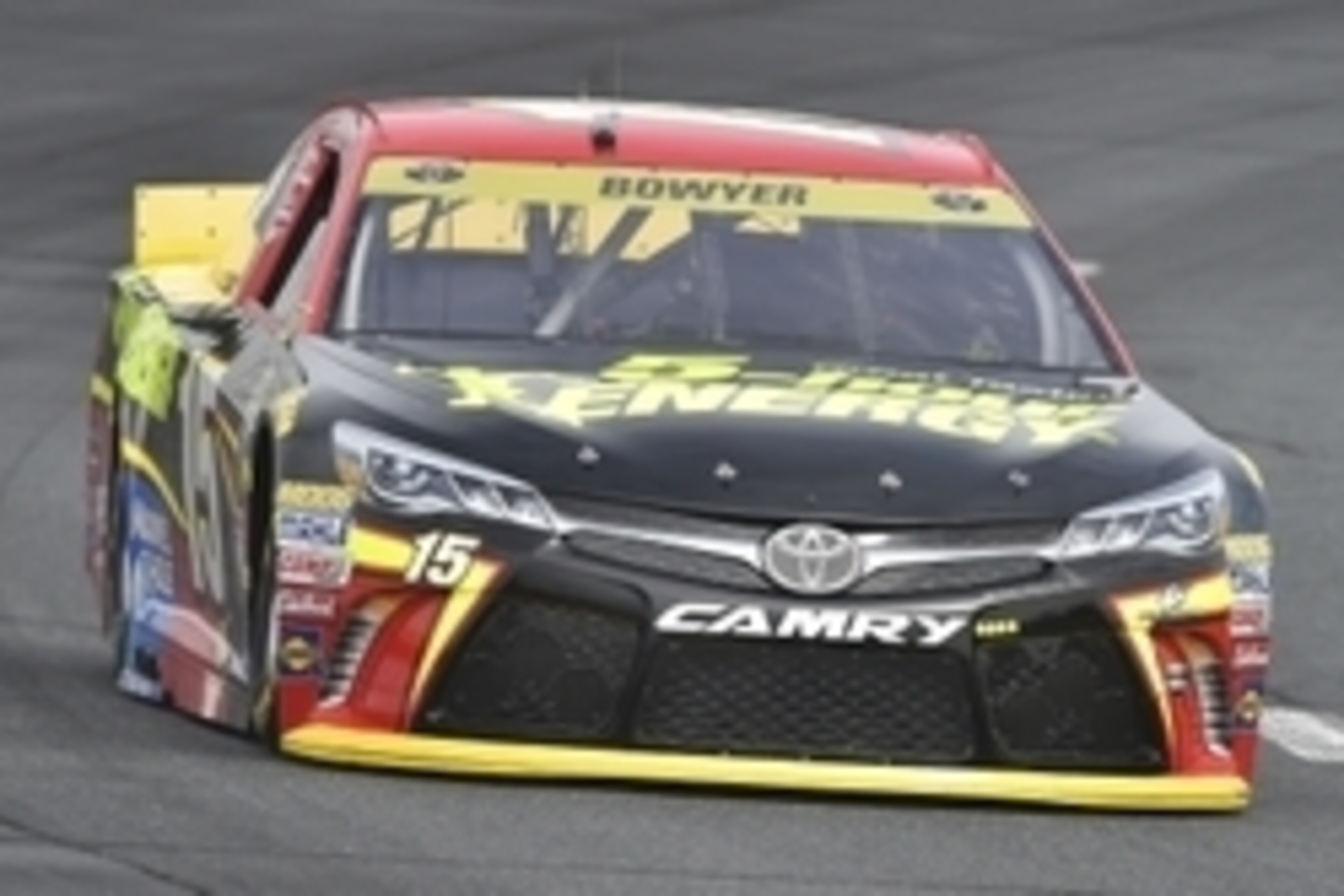 Sep 25, 2015; Loudon, NH, USA; NASCAR Sprint Cup Series driver Clint Bowyer (15) during practice for the Sylvania 300 at New Hampshire Motor Speedway. Mandatory Credit: Jasen Vinlove-USA TODAY Sports