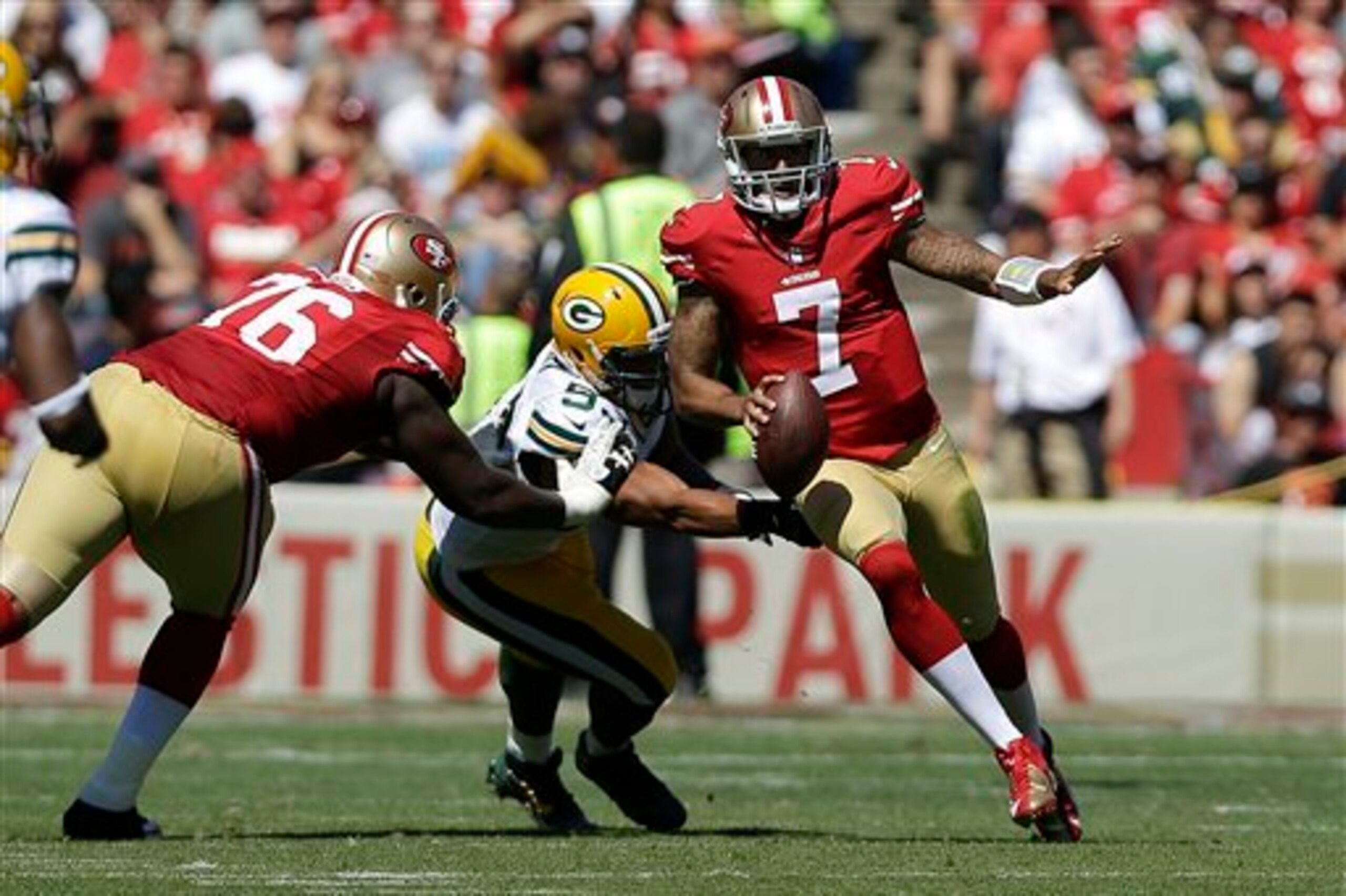 Allowing Kaepernick to utilize his rushing abilities may be one of the few ways San Francisco can stay in contention on Sunday.