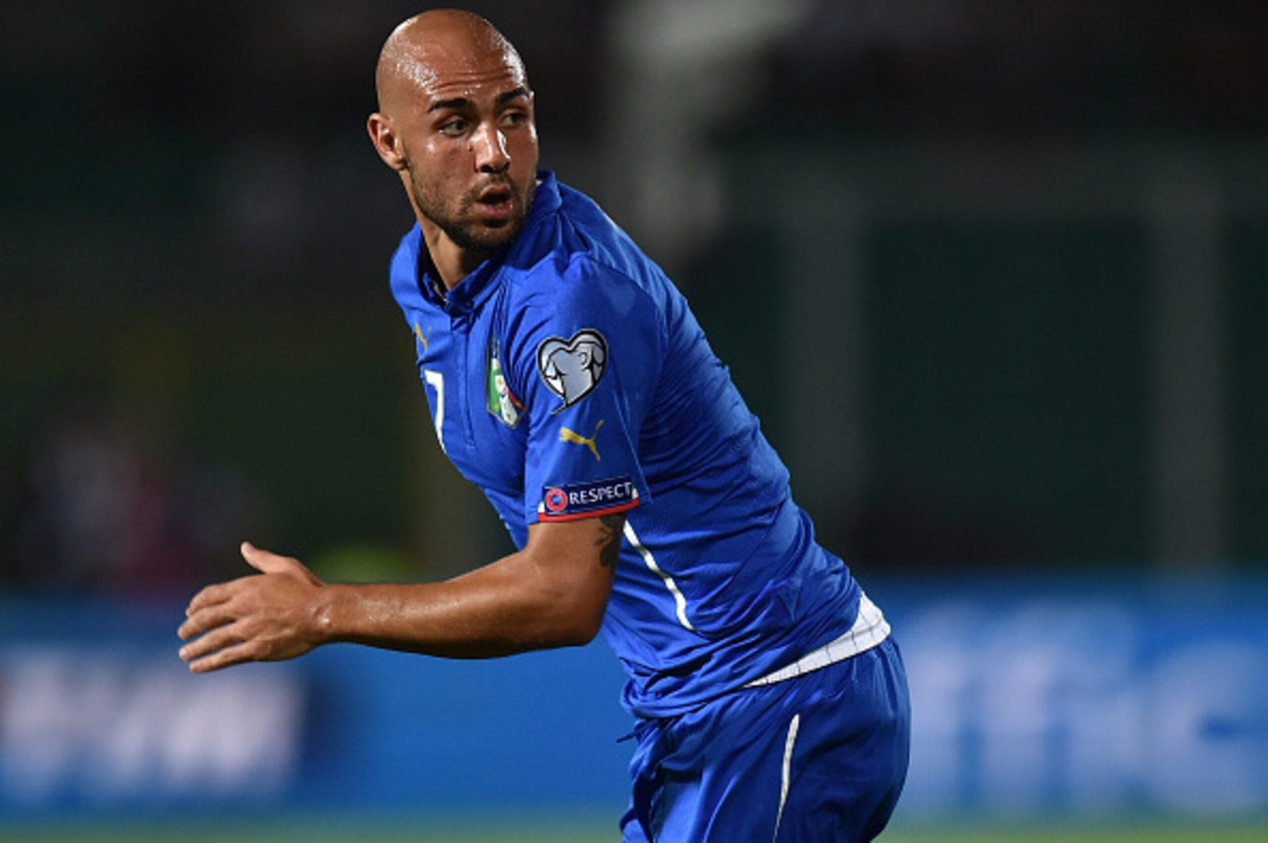PALERMO, ITALY - SEPTEMBER 06: Simone Zaza of Italy in action during the UEFA EURO 2016 Qualifier match between Italy and Bulgaria on September 6, 2015 in Palermo, Italy. (Photo by Tullio M. Puglia/Getty Images) PALERMO, ITALY - SEPTEMBER 06: Simone Zaza of Italy in action during the UEFA EURO 2016 Qualifier match between Italy and Bulgaria on September 6, 2015 in Palermo, Italy. (Photo by Tullio M. Puglia/Getty Images)
