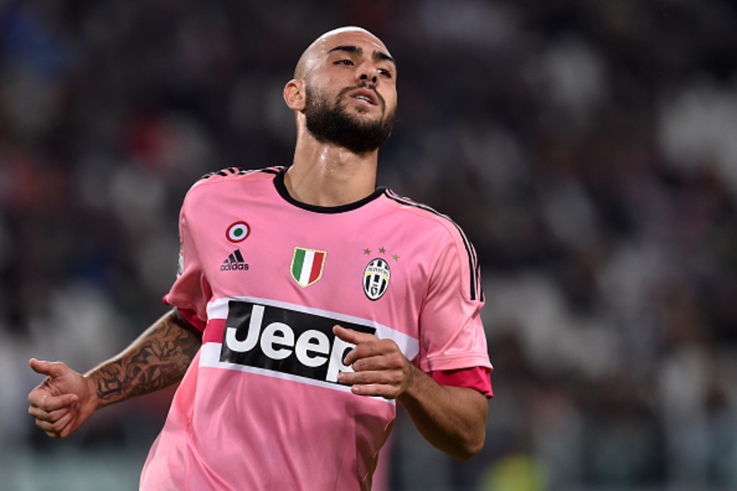 TURIN, ITALY - SEPTEMBER 23: Simone Zaza of Juventus FC looks on during the Serie A match between Juventus FC and Frosinone Calcio at Juventus Arena on September 23, 2015 in Turin, Italy. (Photo by Valerio Pennicino/Getty Images) TURIN, ITALY - SEPTEMBER 23: Simone Zaza of Juventus FC looks on during the Serie A match between Juventus FC and Frosinone Calcio at Juventus Arena on September 23, 2015 in Turin, Italy. (Photo by Valerio Pennicino/Getty Images)
