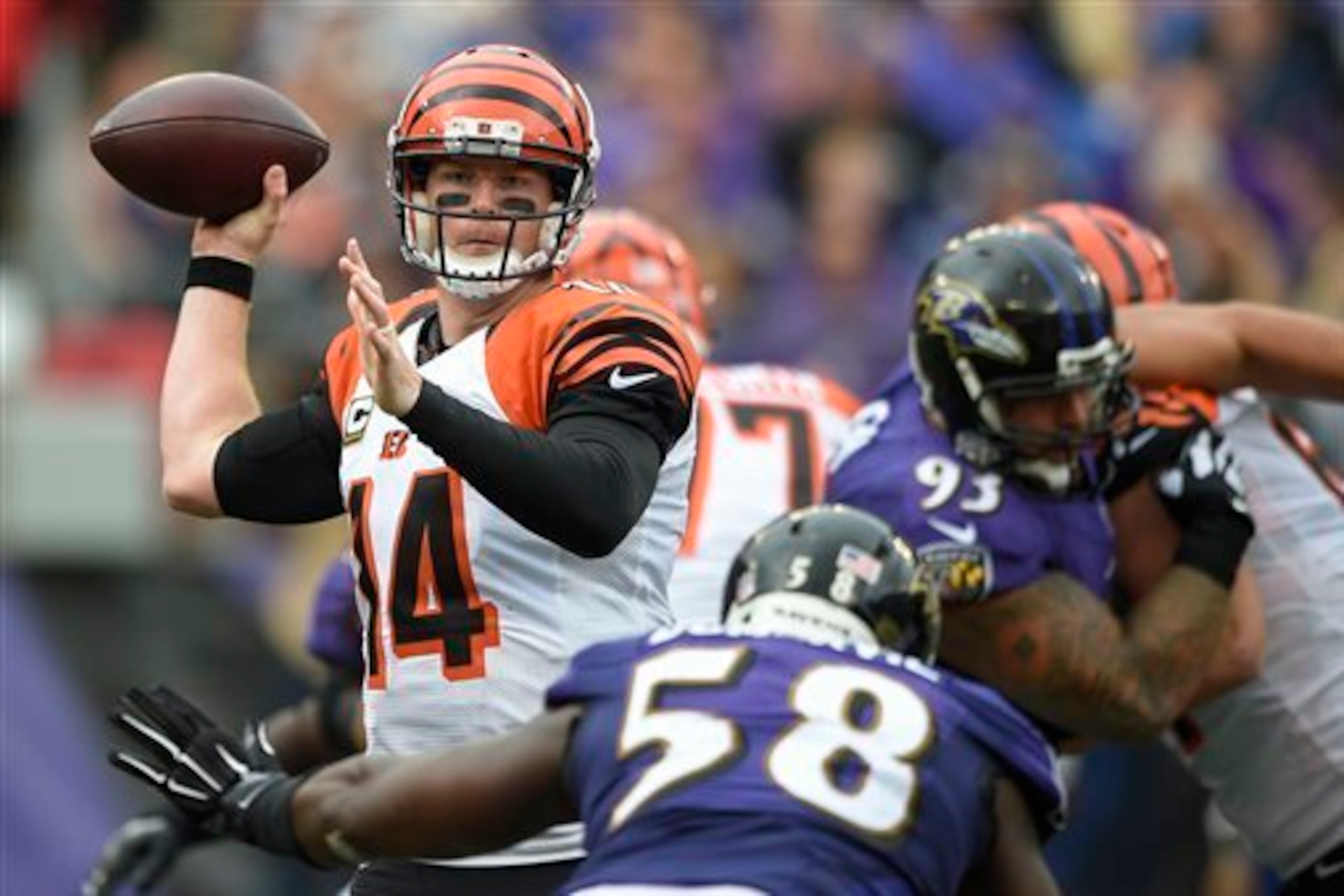 Andy Dalton shredded the Ravens for 383 yards and three touchdowns passing in Week 3.