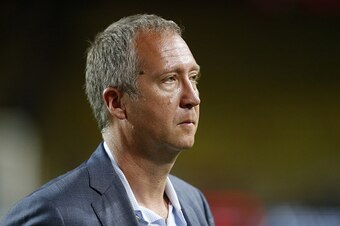 MONACO - AUGUST 30: Vice President of AS Monaco Vadim Vasilyev looks on after the French Ligue 1 match between AS Monaco and Paris Saint-Germain at Stade Louis II on August 30, 2015 in Monaco. (Photo by Jean Catuffe/Getty Images)