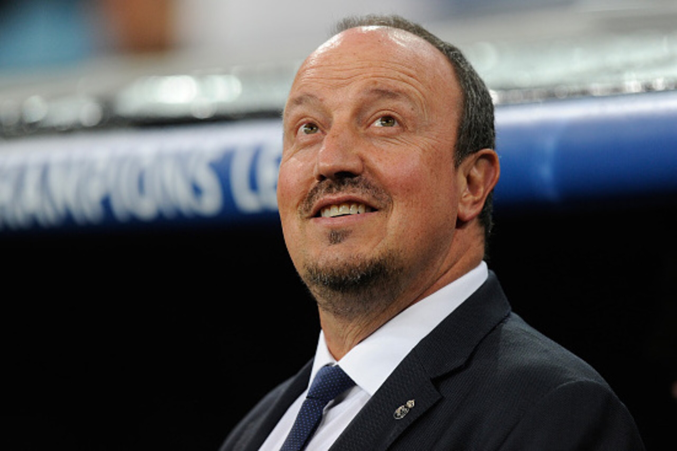 MADRID, SPAIN - SEPTEMBER 15:  Head coach Rafa Benitez of Real Madrid looks on during the UEFA Champions League Group A match between Real Madrid and Shakhtar Donetsk at estadio Santiago Bernabeu on September 15, 2015 in Madrid, Spain.  (Photo by Denis Do