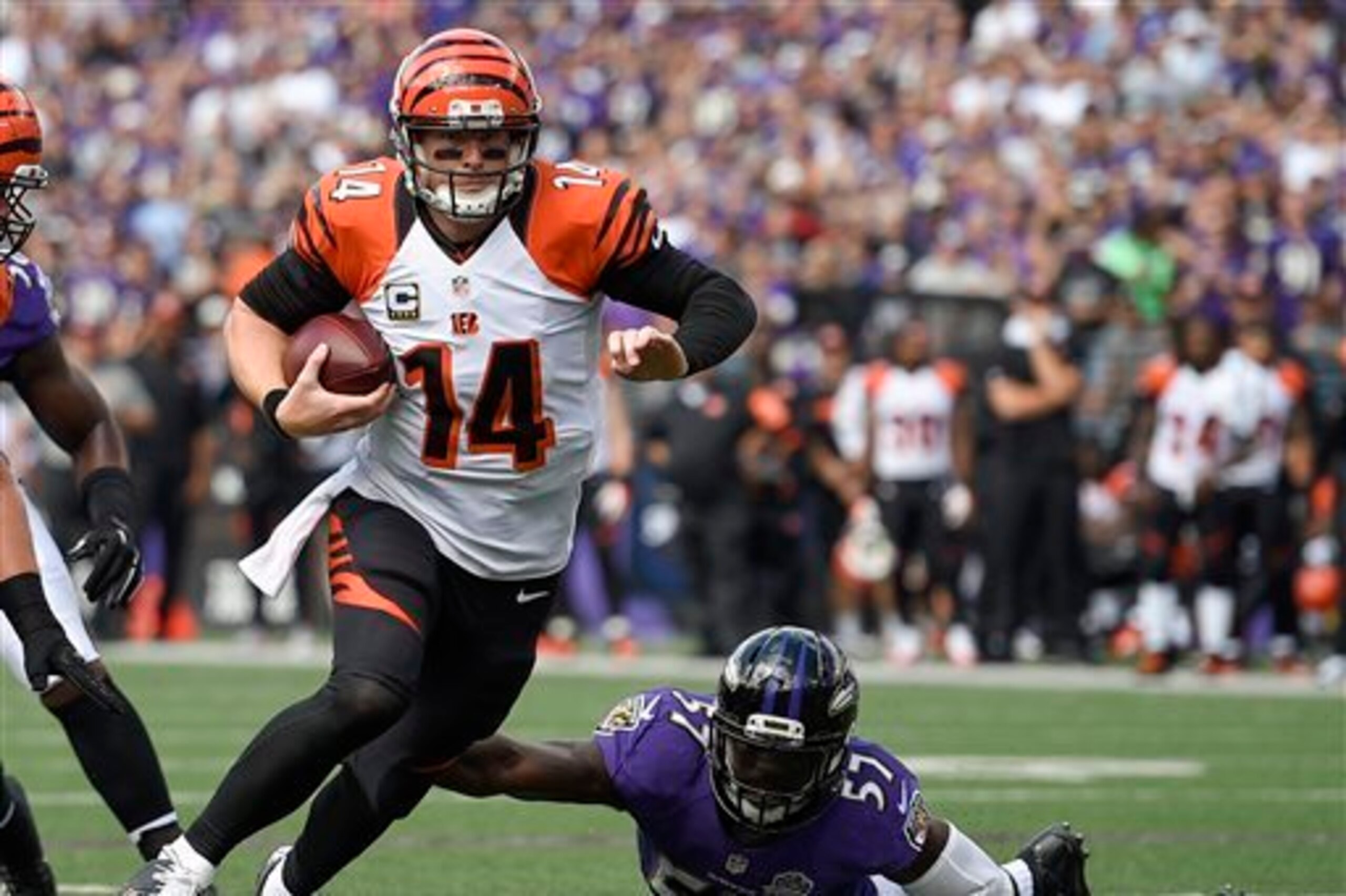 Dalton leads the Bengals to a win Sunday if he takes care of the football. Dalton leads the Bengals to a win Sunday if he takes care of the football.