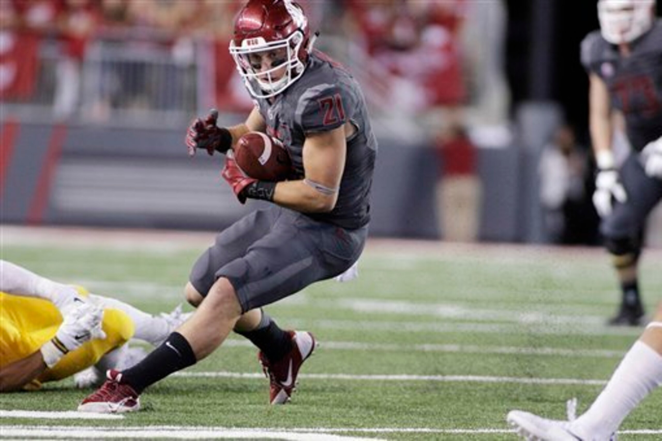 River Cracraft continues to resemble a target machine in WSU's offense. River Cracraft continues to resemble a target machine in WSU's offense.
