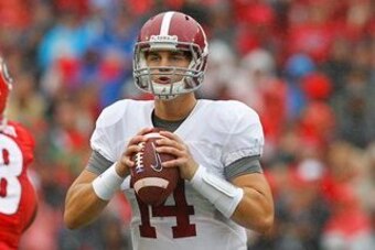 Jake Coker had no sacks or interceptions Saturday.