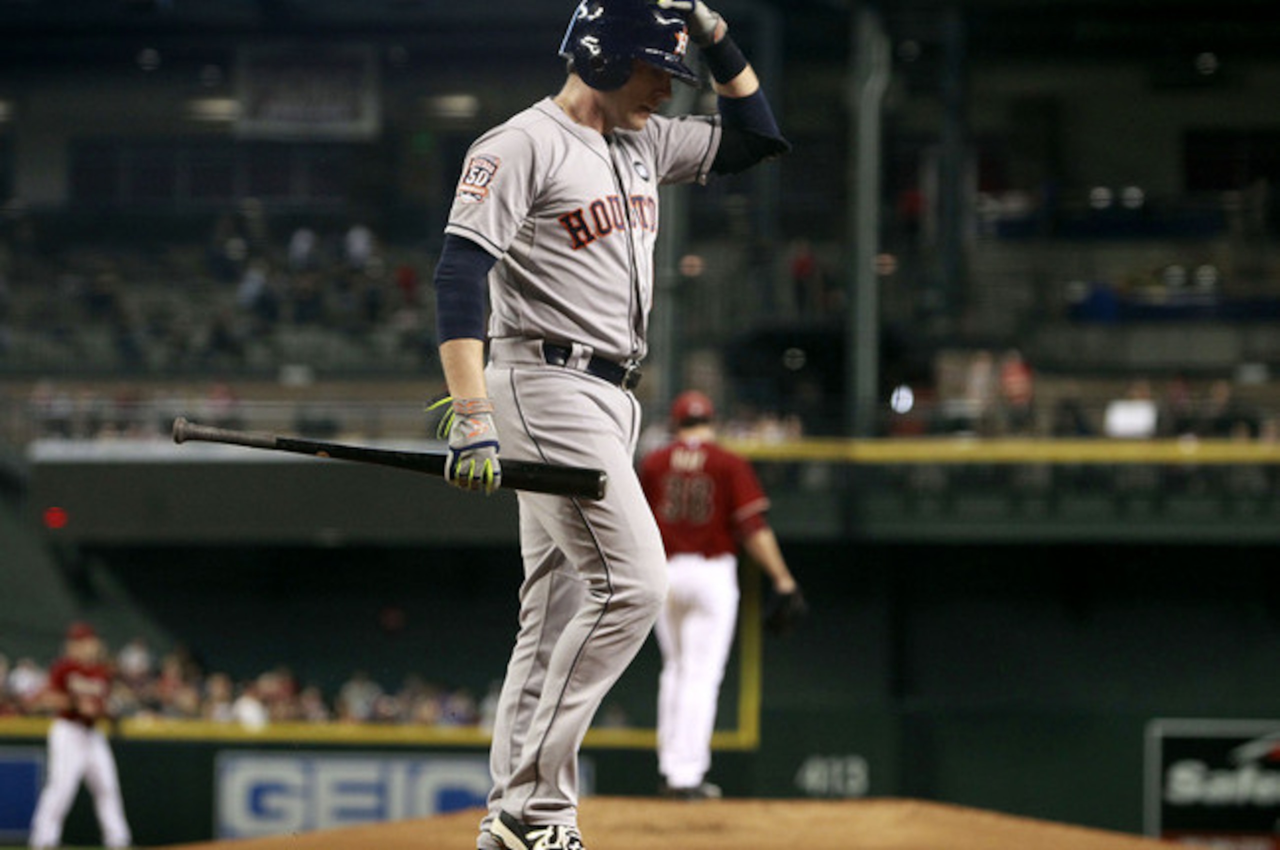 Houston lost its final regular season game to the Diamondbacks, but still slipped in thanks to the Rangers' win over the Angels.