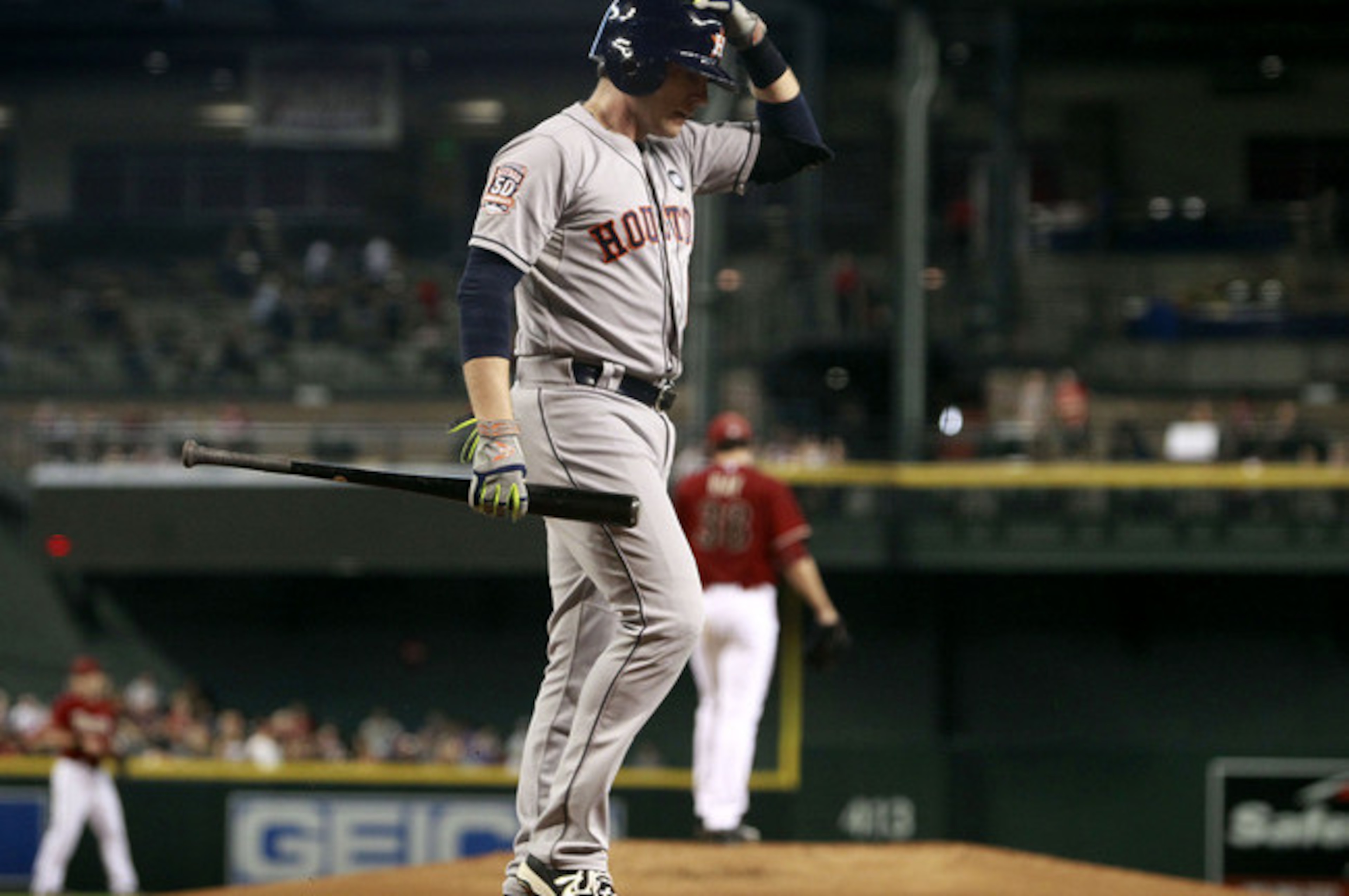 Houston lost its final regular season game to the Diamondbacks, but still slipped in thanks to the Rangers' win over the Angels.