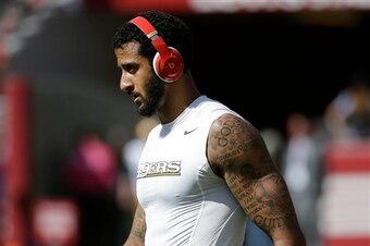 Quarterback Colin Kaepernick appears unable to return to the form which made him famous in 2012.