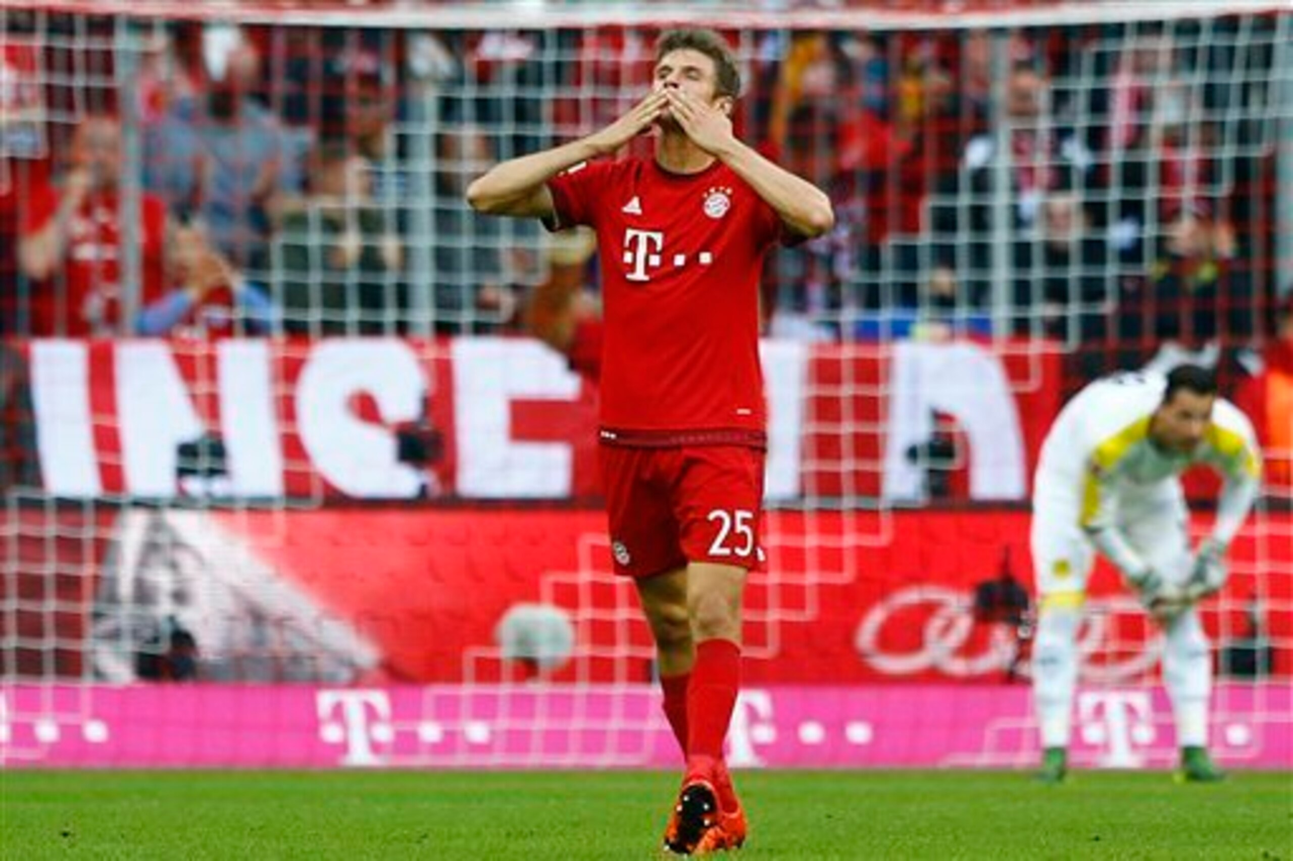 Muller is massively popular at the Allianz Arena.