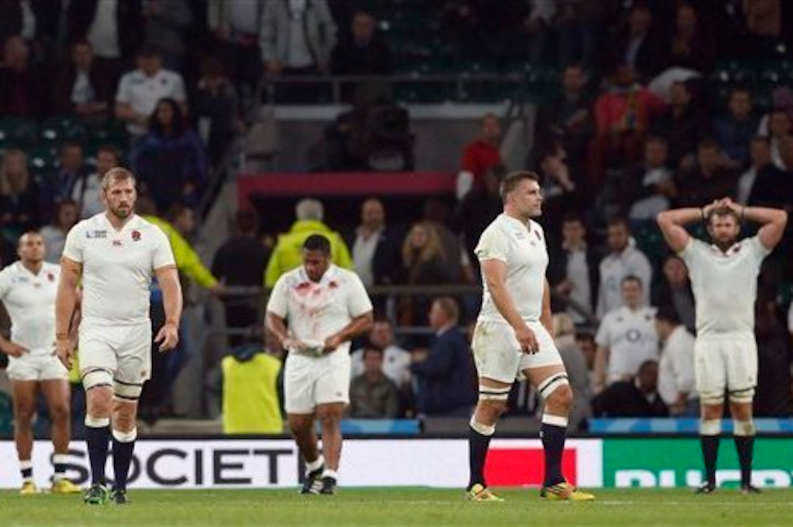 England were dumped out of the World Cup at the pool stage.