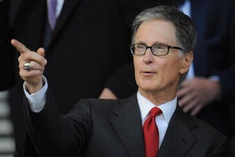 LIVERPOOL, ENGLAND - OCTOBER 17:  Liverpool owner John W Henry looks on during the Barclays Premier League match between Everton and Liverpool at Goodison Park on October 17, 2010 in Liverpool, England.  (Photo by Michael Regan/Getty Images)