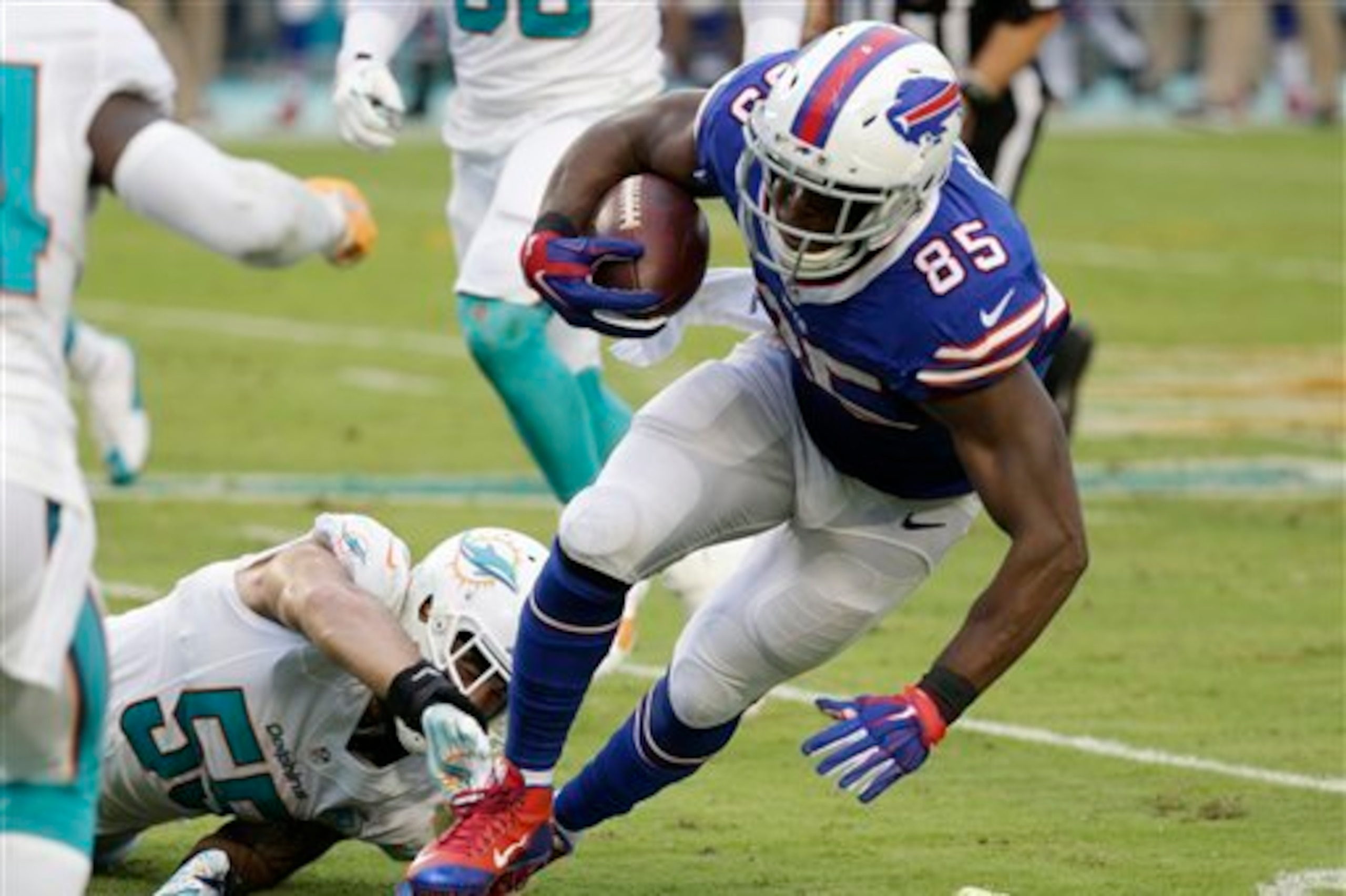 Charles Clay looks like the No. 1 option in Buffalo.