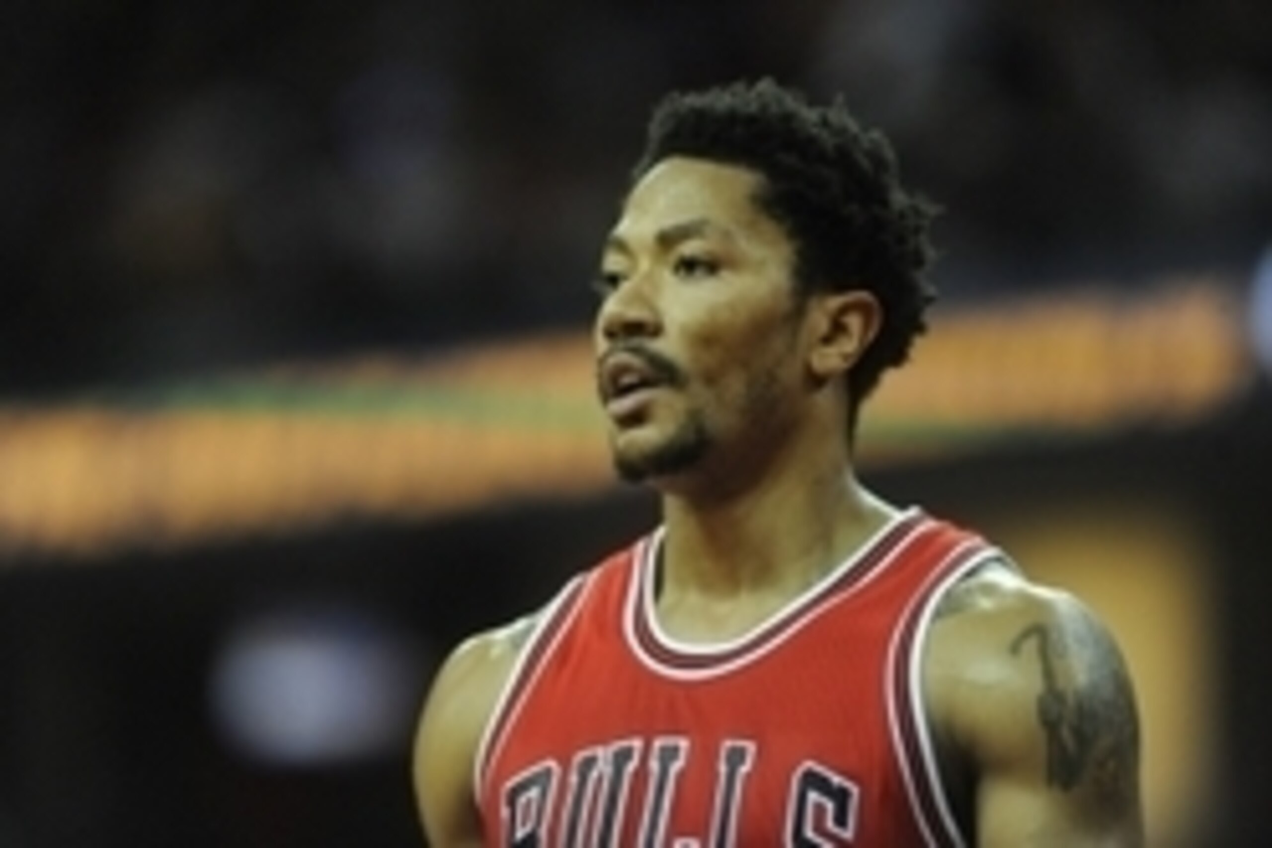 May 6, 2015; Cleveland, OH, USA; Chicago Bulls guard Derrick Rose (1) in game two of the second round of the NBA Playoffs at Quicken Loans Arena. The Cavs won 106-91. Mandatory Credit: Ken Blaze-USA TODAY Sports