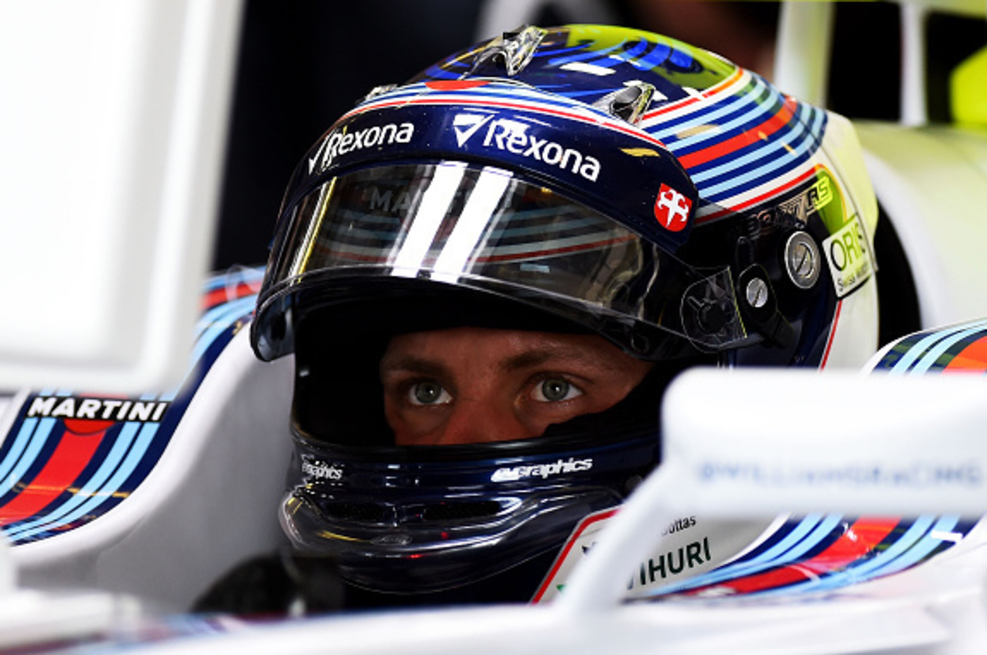 BUDAPEST, HUNGARY - JULY 24: Valtteri Bottas of Finland and Williams sits in his car in the garage during practice for the Formula One Grand Prix of Hungary at Hungaroring on July 24, 2015 in Budapest, Hungary. (Photo by Lars Baron/Getty Images) BUDAPEST, HUNGARY - JULY 24: Valtteri Bottas of Finland and Williams sits in his car in the garage during practice for the Formula One Grand Prix of Hungary at Hungaroring on July 24, 2015 in Budapest, Hungary. (Photo by Lars Baron/Getty Images)