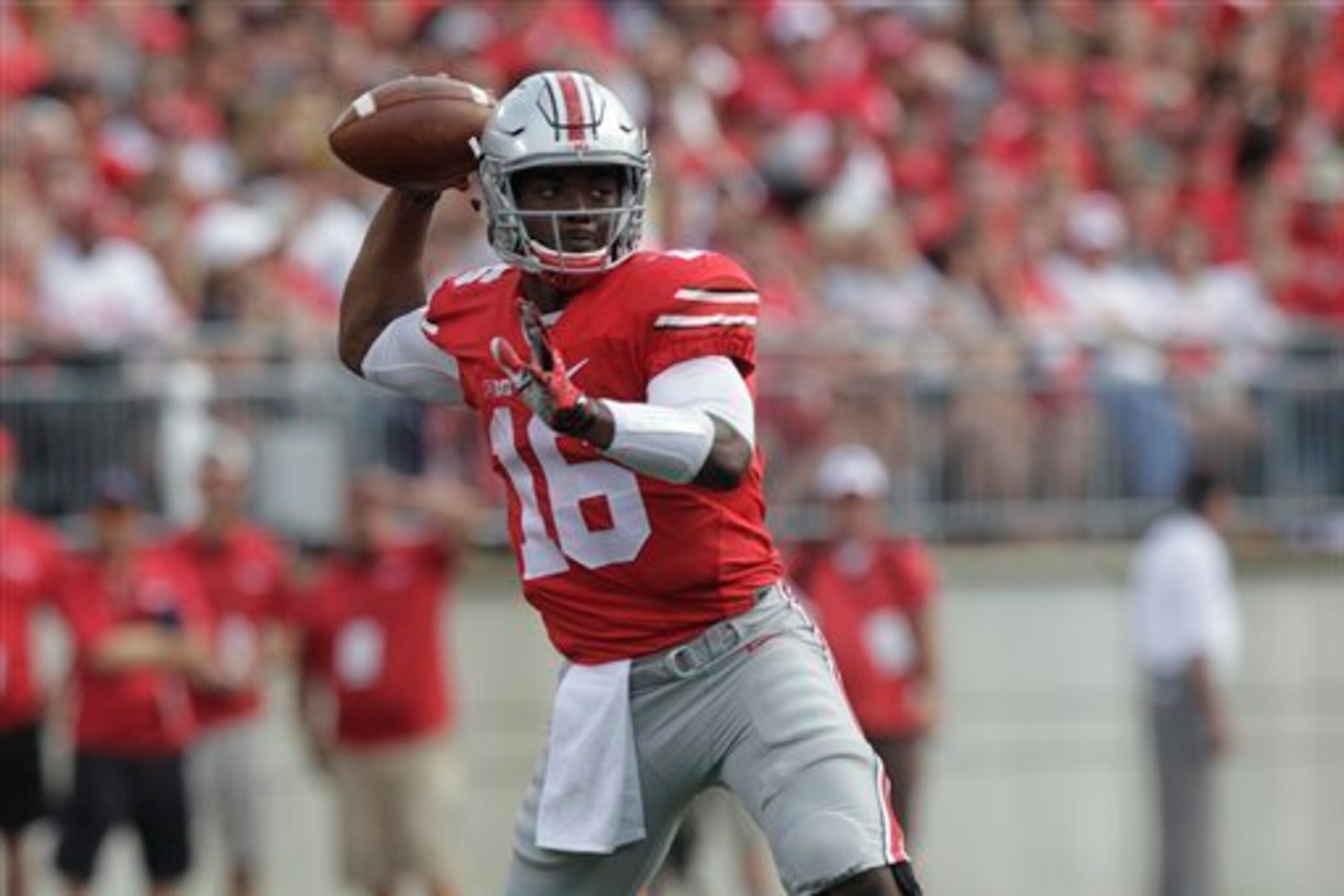 Ohio State quarterback J.T. Barrett